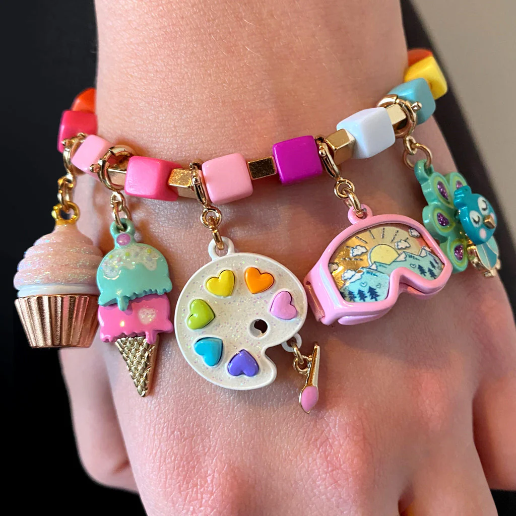 CHARM IT® Gold Swivel Ice Cream Cone Charm - Image 3