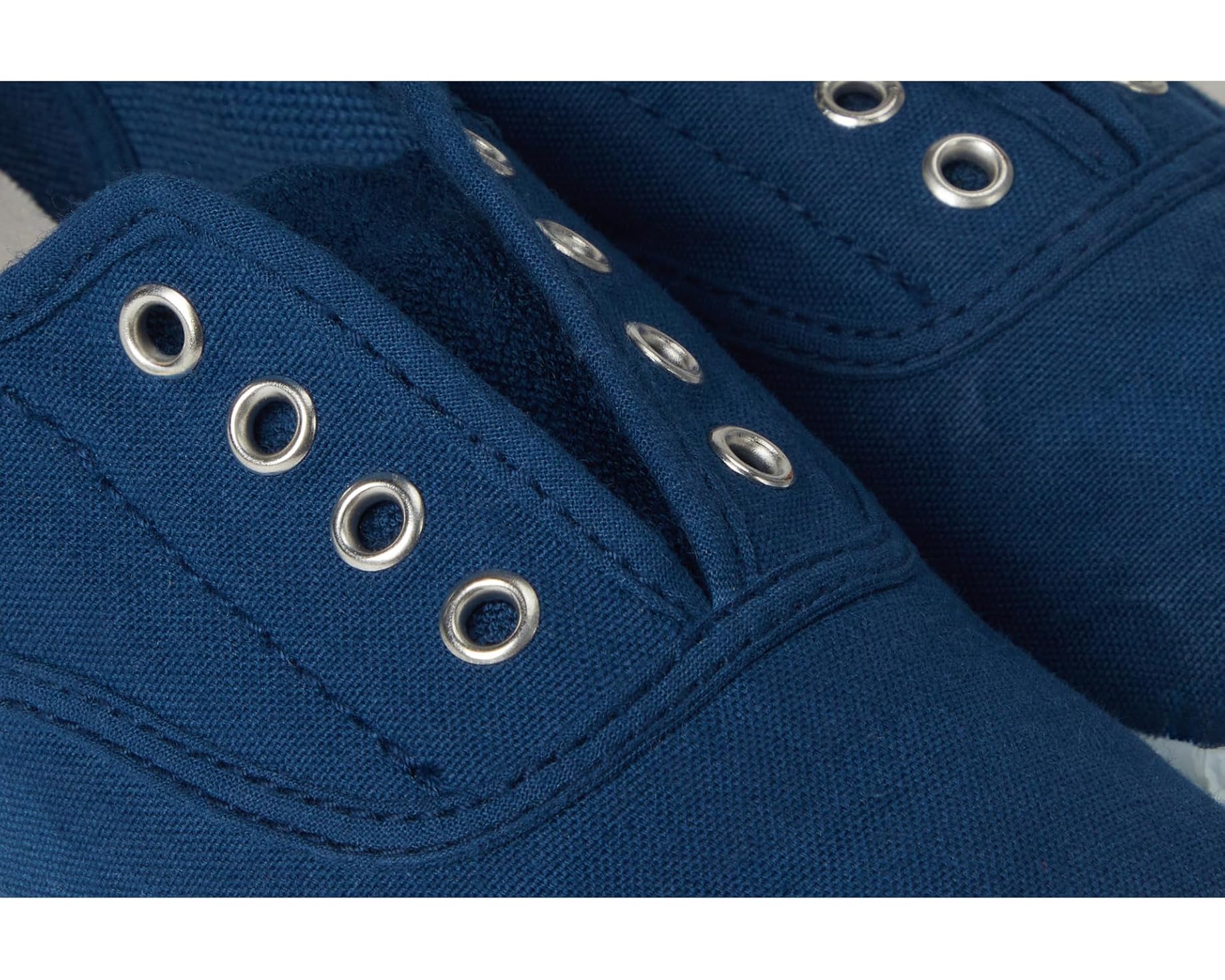 CIENTA NAVY CANVAS LACELESS SNEAKER - Image 10