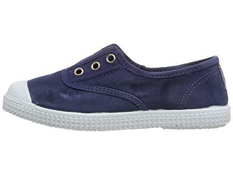 CIENTA NAVY CANVAS LACELESS SNEAKER - Image 15