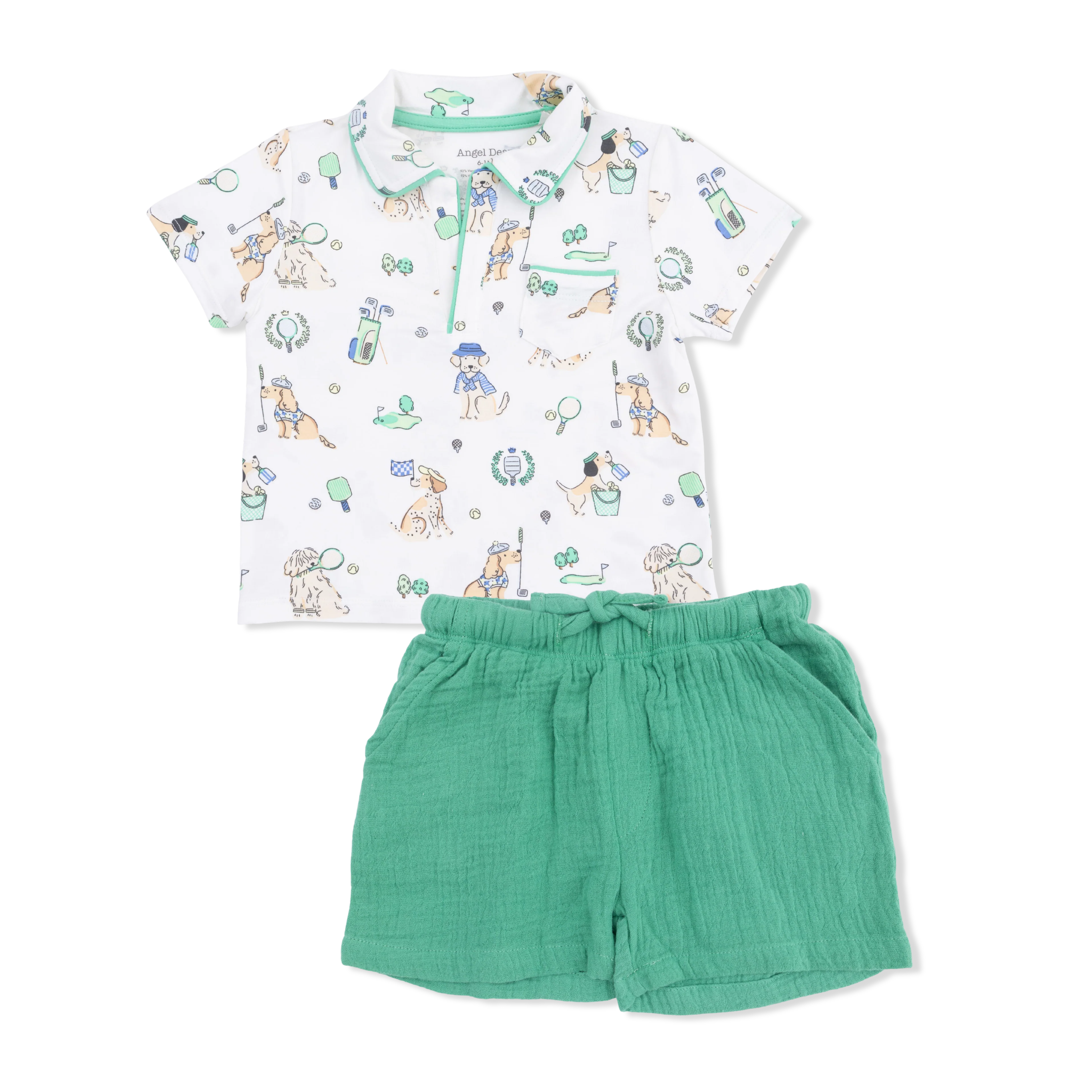 Country Club Dogs Neutral - Polo with Casual Short - Image 2