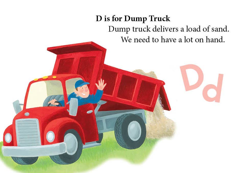 D is for Dump Truck Board Book - Image 6