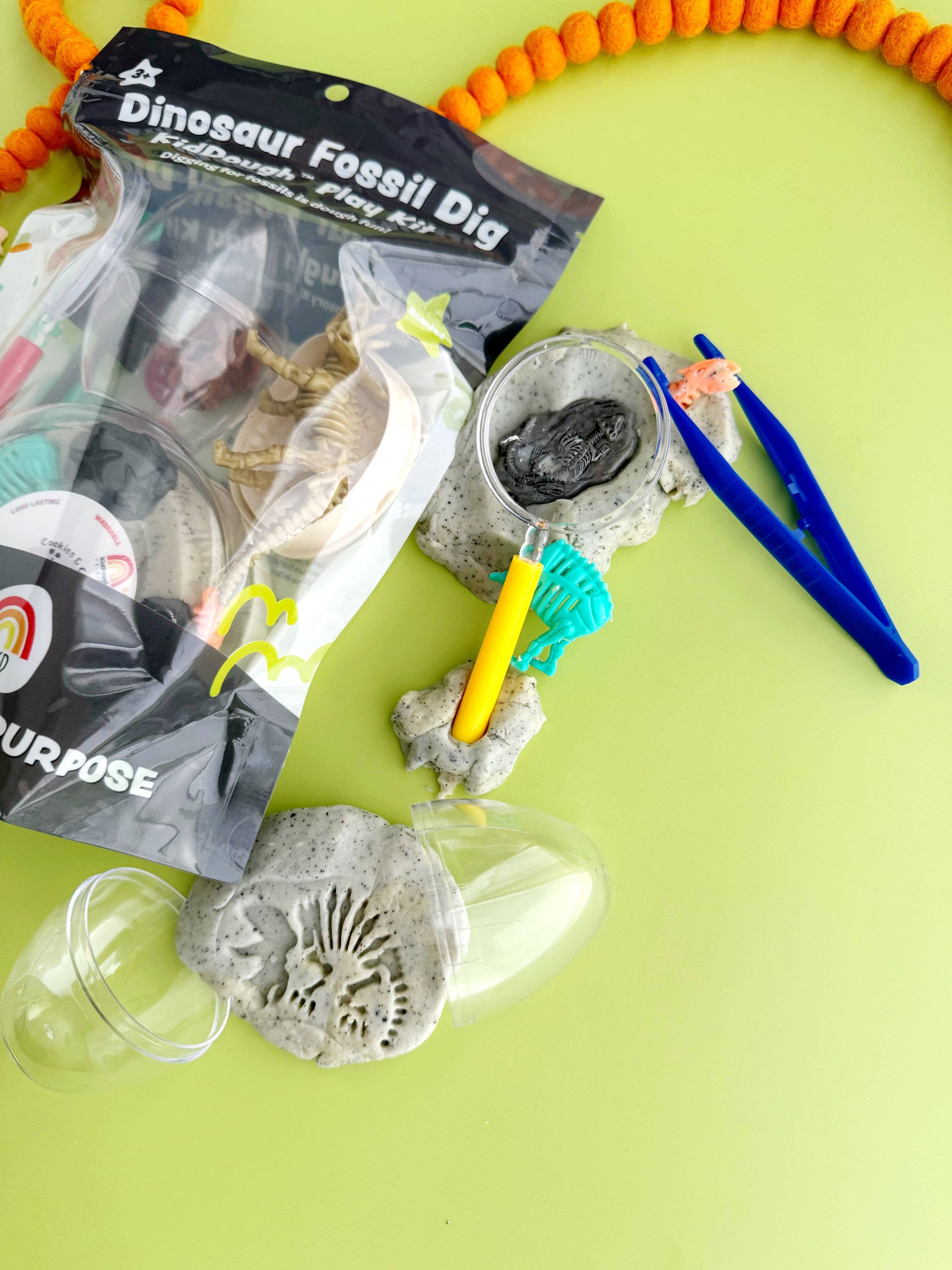 Dinosaur Fossil Dig KidDough Play Kit - Image 2