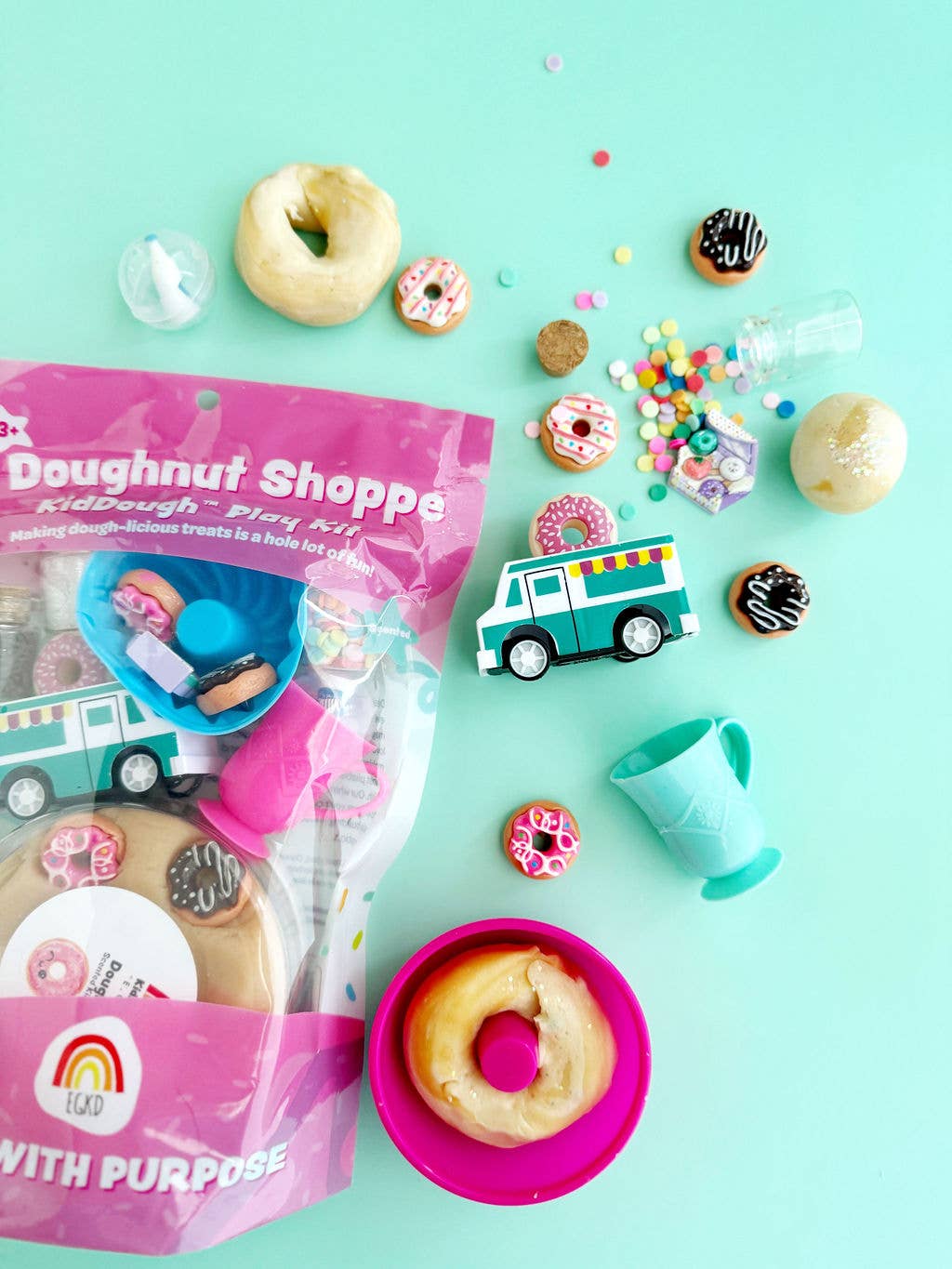 Doughnut Shoppe (Doughnut) KidDough Play Kit - Image 6