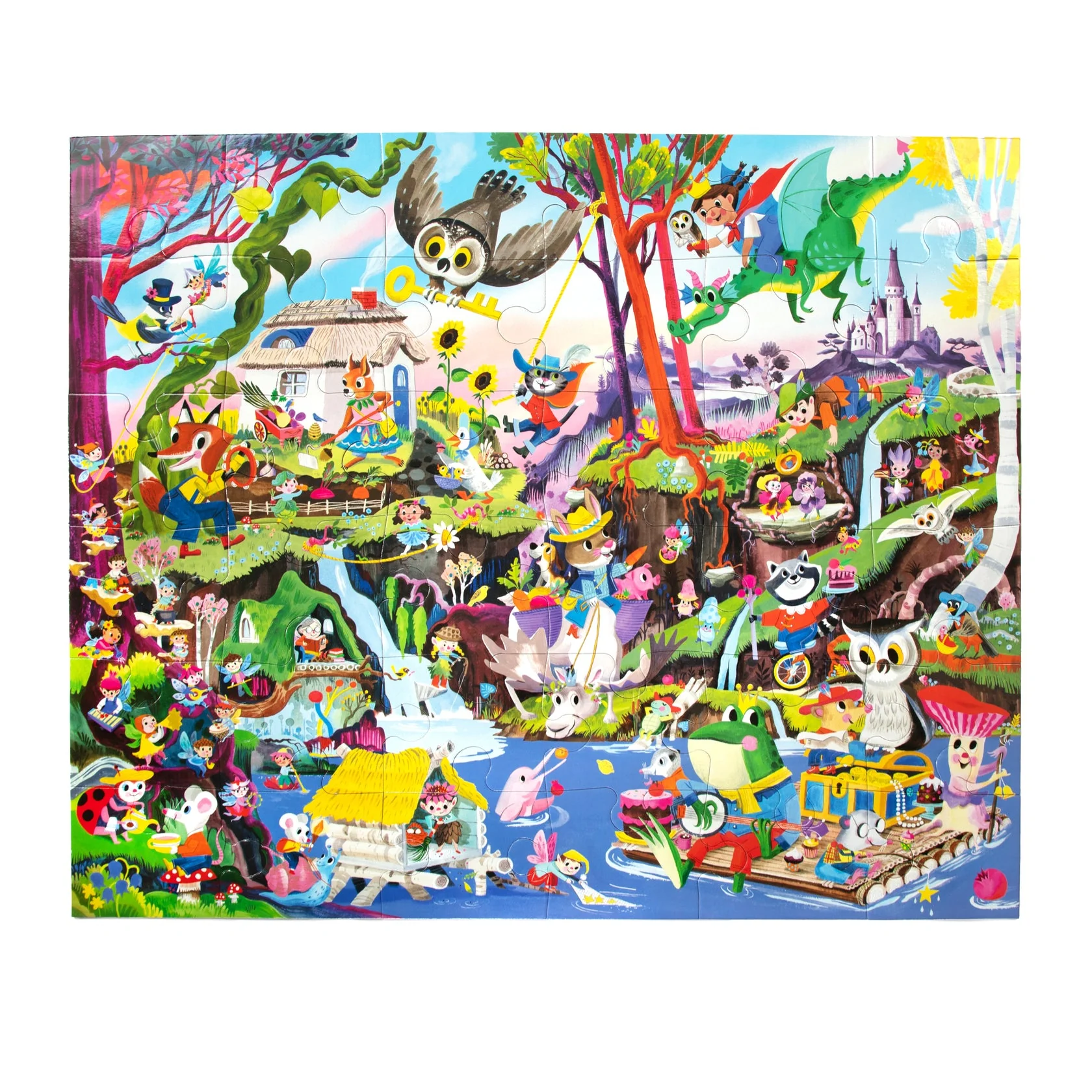 Eeboo Fairies & Tales 36 Piece Giant Puzzle - Image 4