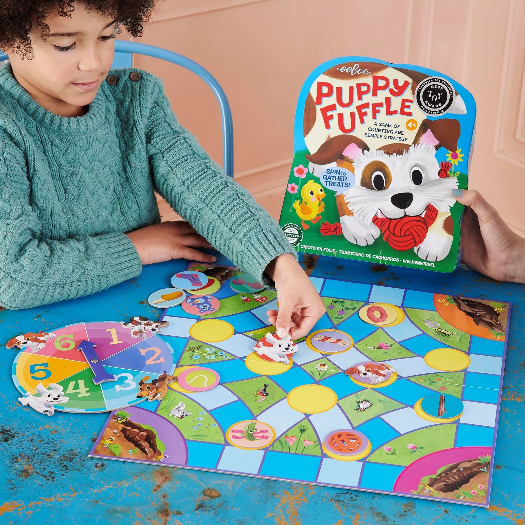 Eeboo Puppy Fuffle Shaped Board Game - Image 3