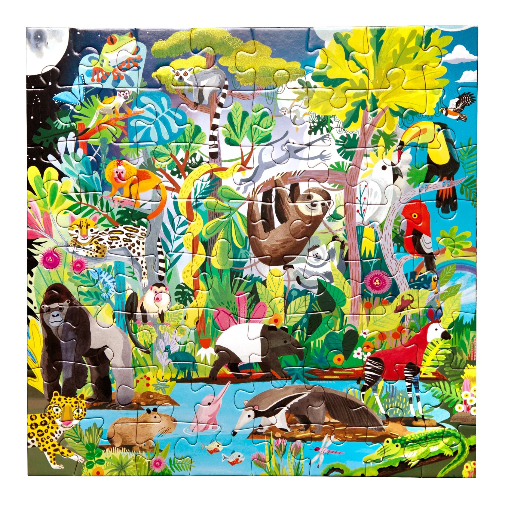 Eeboo Rainforest 64 Piece Puzzle - Image 4