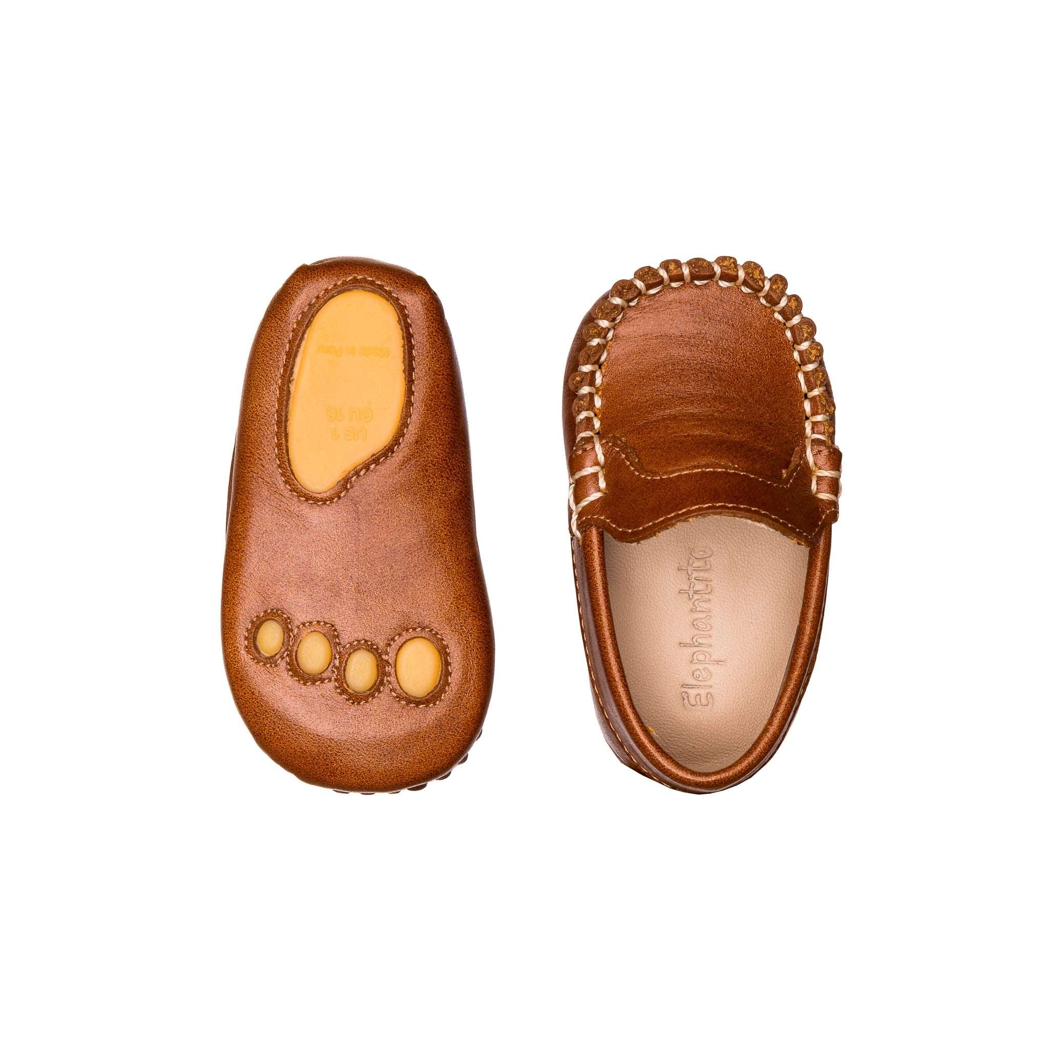 ELEPHANTITO Moccasin for Baby Natural Brown- Boys - Image 4