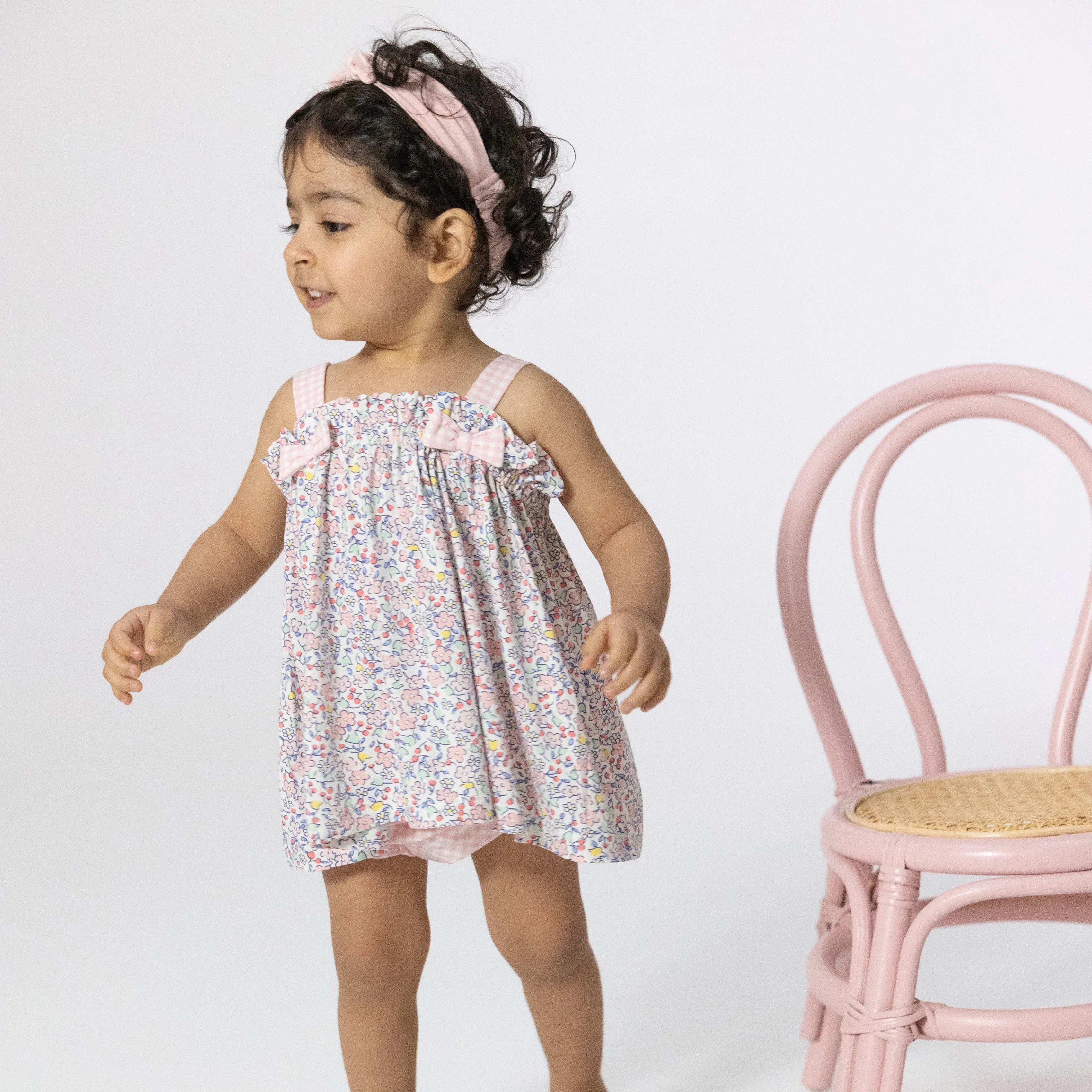 Elizabeth's Garden - Top with Bows and Ruffle Leg Bloomer - Image 2