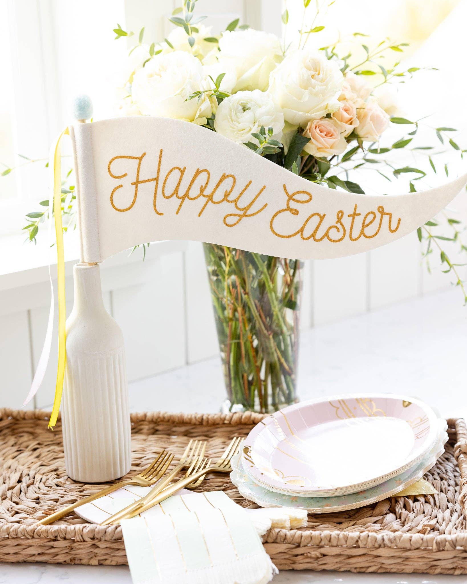 EPS1115 - Happy Easter Felt Pennant - Image 4