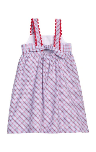 Little English Evie Dress - Patriotic Plaid - Image 2