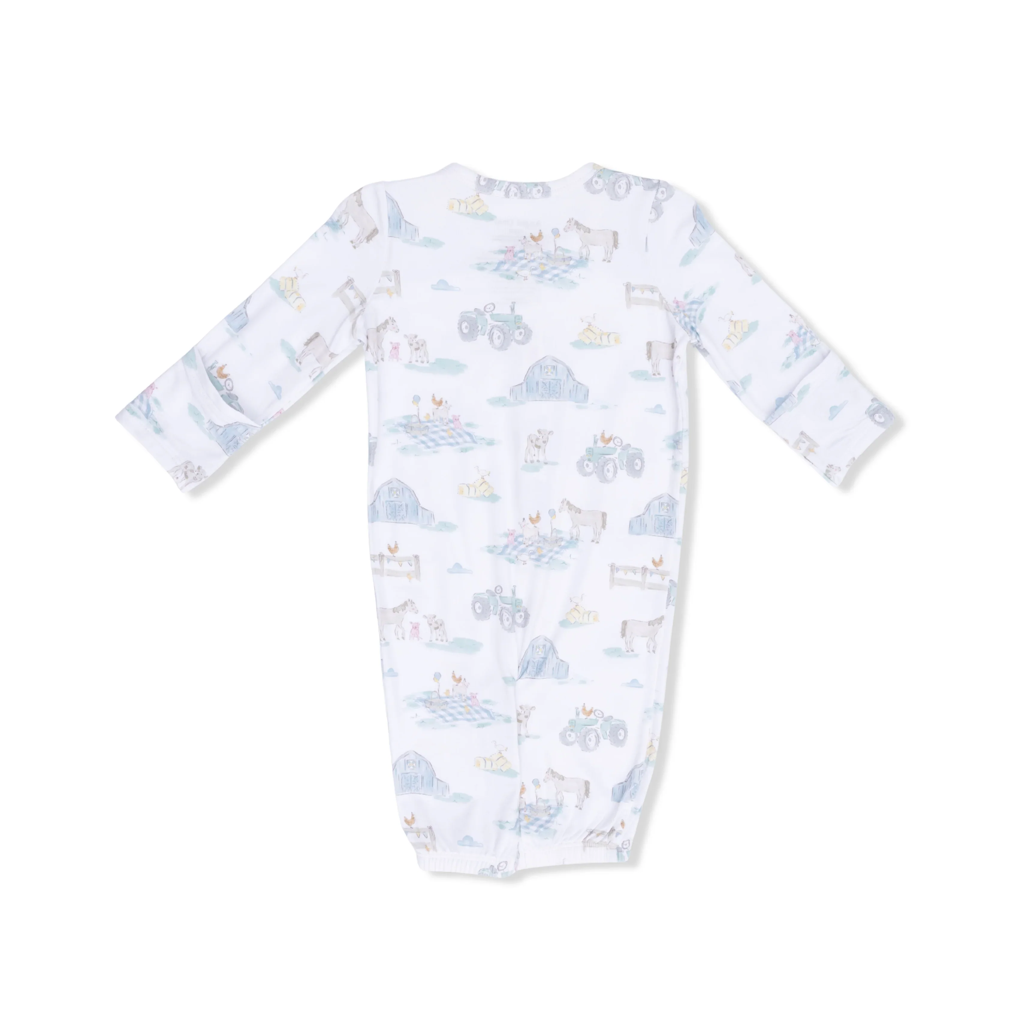 Farm Animal Party - Convertible Gown 0-3 Months - Image 2