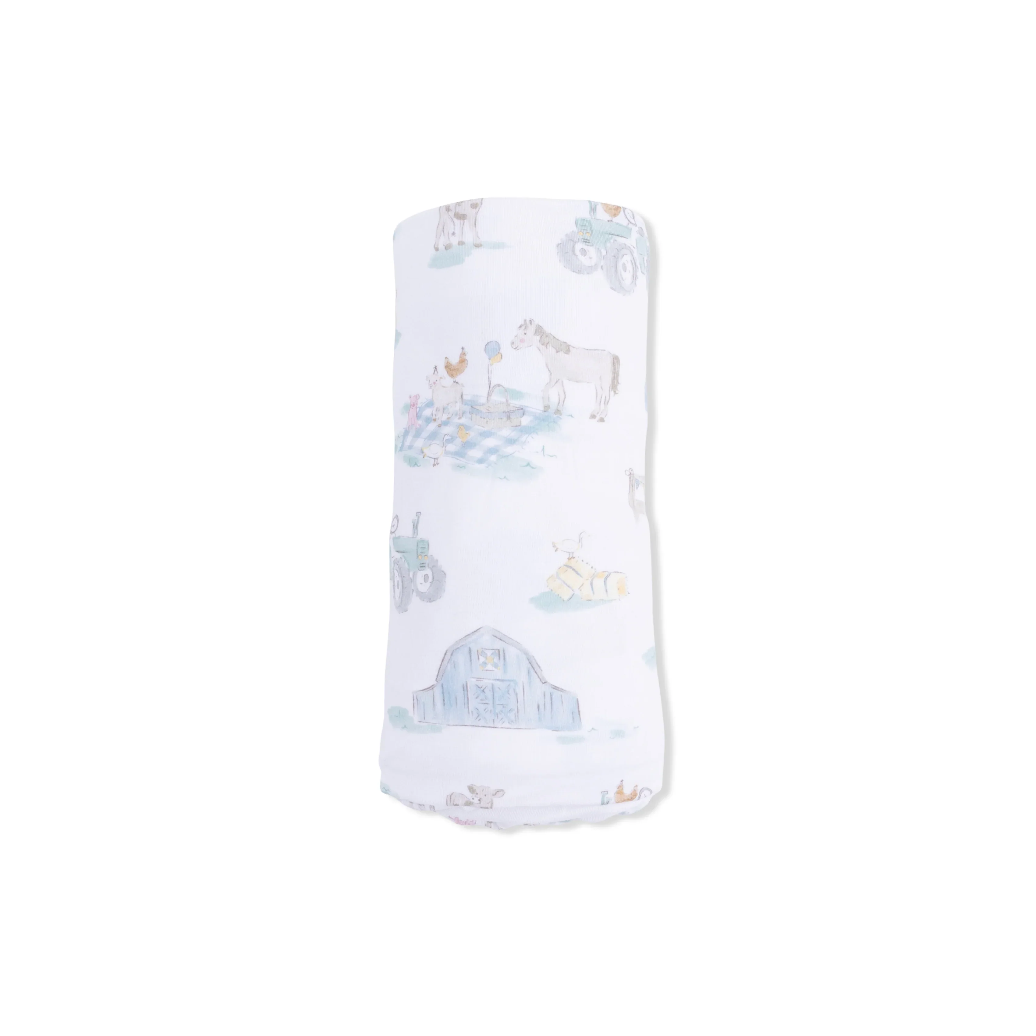 Farm Animal Party - Swaddle Blanket - Image 2