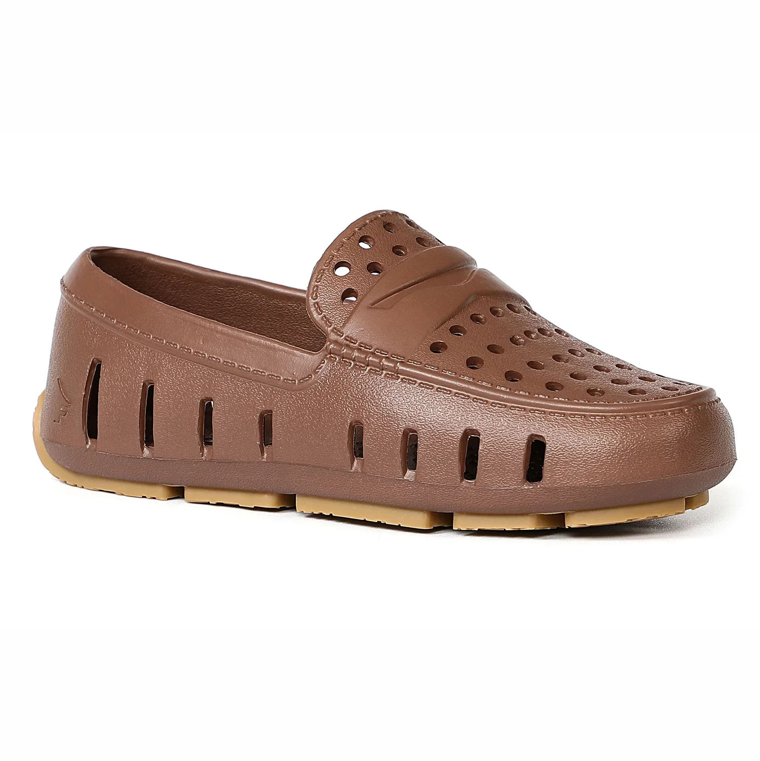 FLOAFERS PRODIGY DRIVER - KIDS- Driftwood Brown/Gum - Image 4