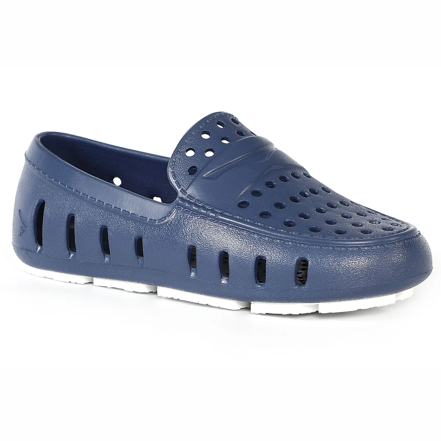 FLOAFERS PRODIGY DRIVER - KIDS- Navy Peony/Bright White - Image 3