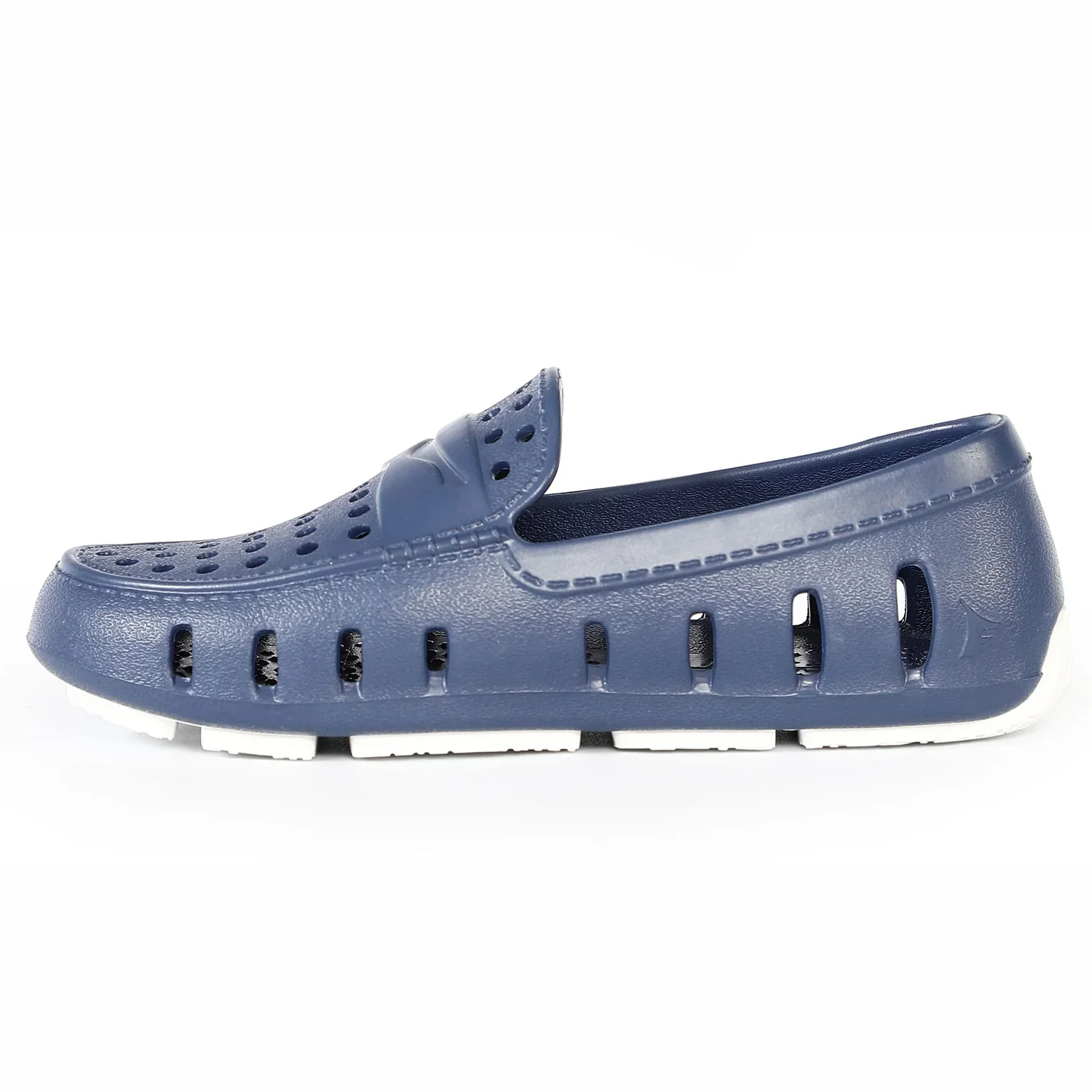 FLOAFERS PRODIGY DRIVER - KIDS- Navy Peony/Bright White - Image 4