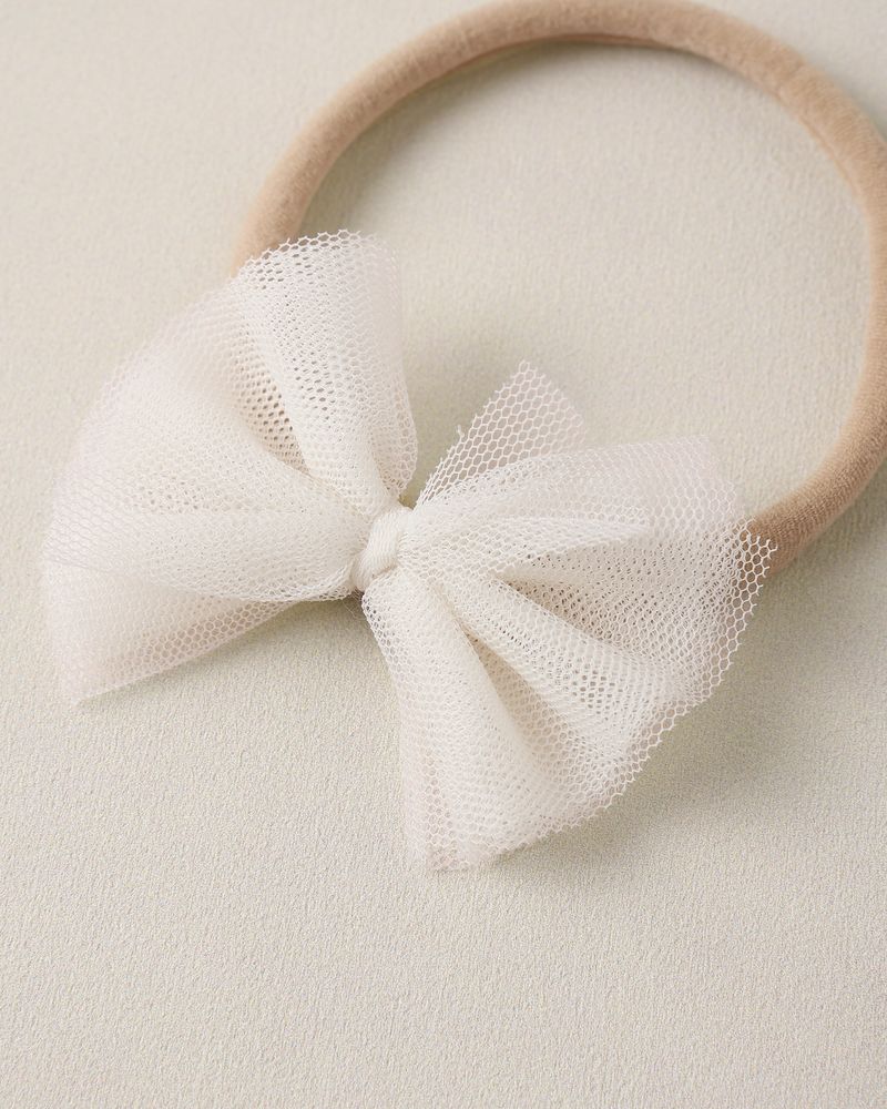 Noralee FLUTTER TULLE HEADBAND IVORY - Image 2