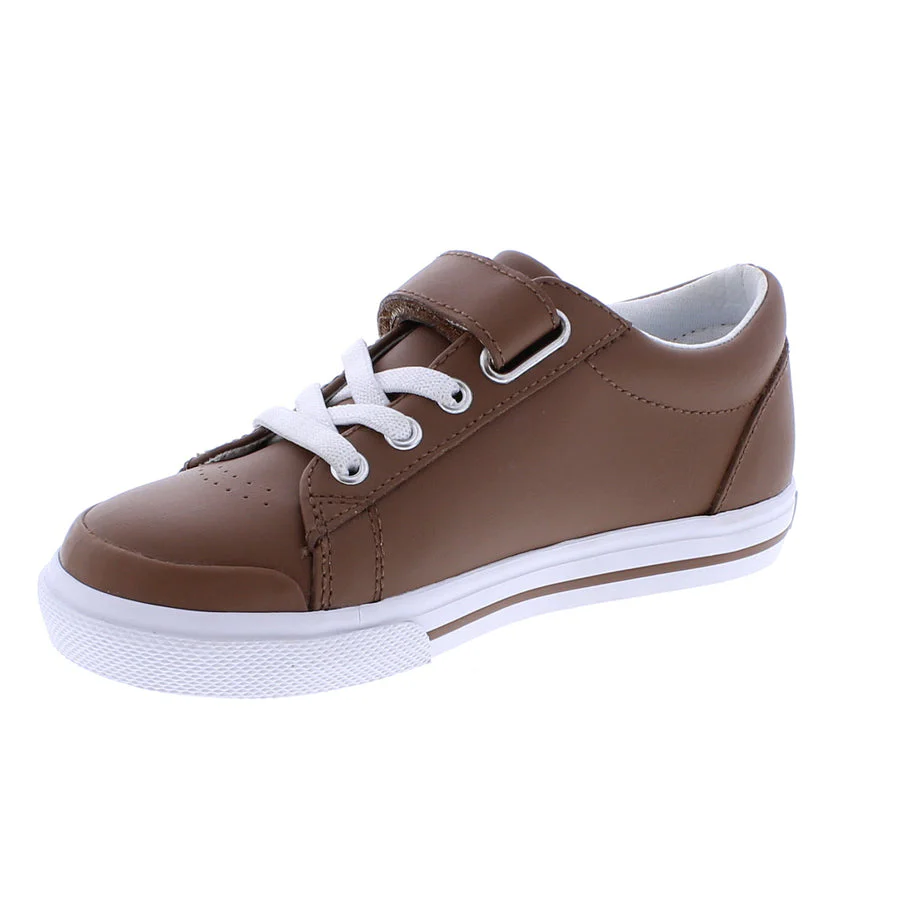 Footmates Jordan Reese Sneaker- Brown Leather - Image 4