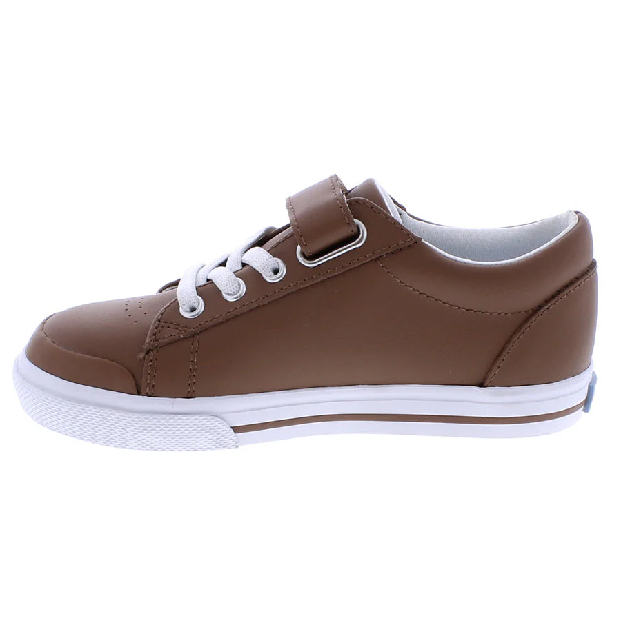 Footmates Jordan Reese Sneaker- Brown Leather - Image 5