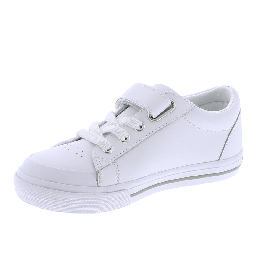 Footmates Jordan Reese Sneaker- White Leather - Image 4