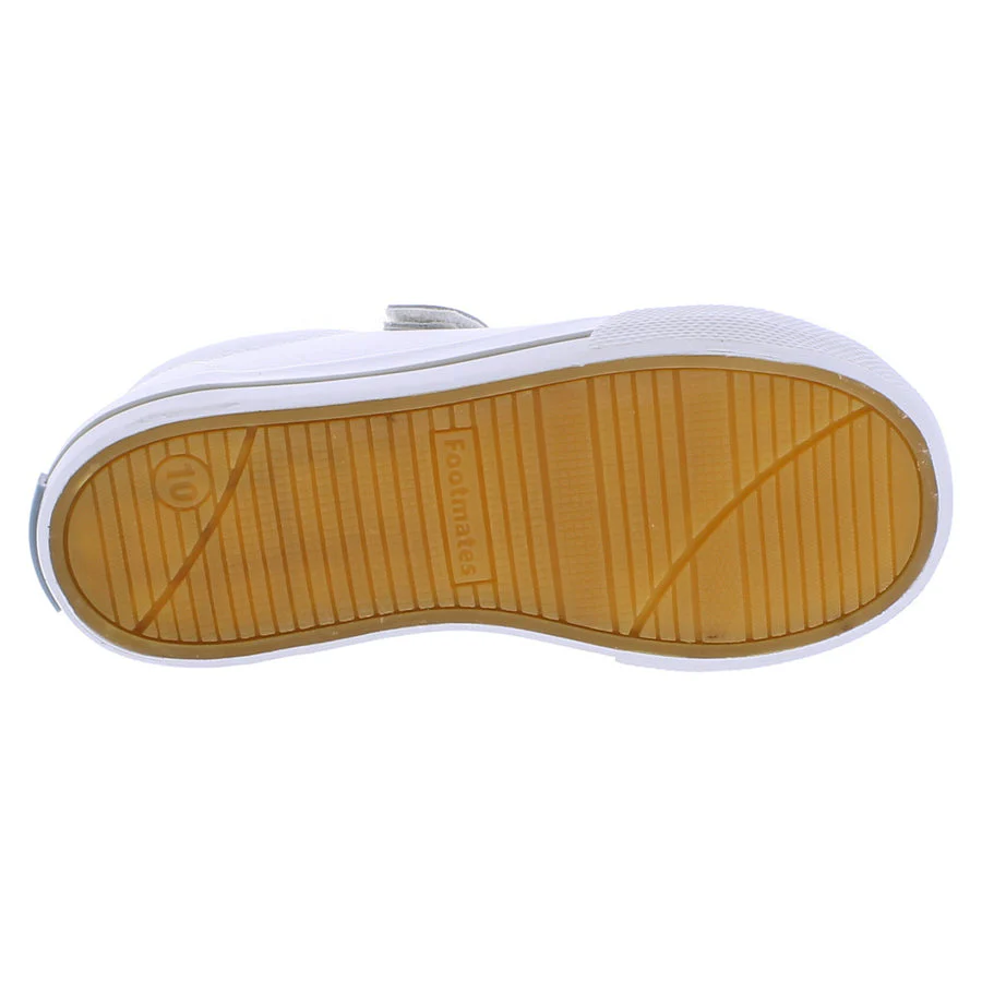 Footmates Jordan Reese Sneaker- White Leather - Image 7