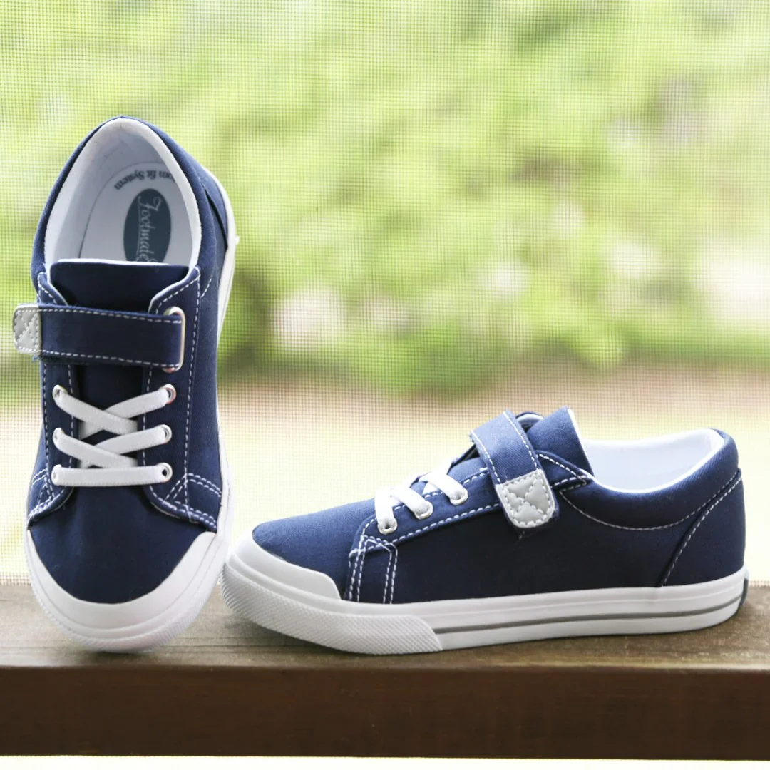 Footmates Jordan Velcro Sneaker- Navy - Image 11