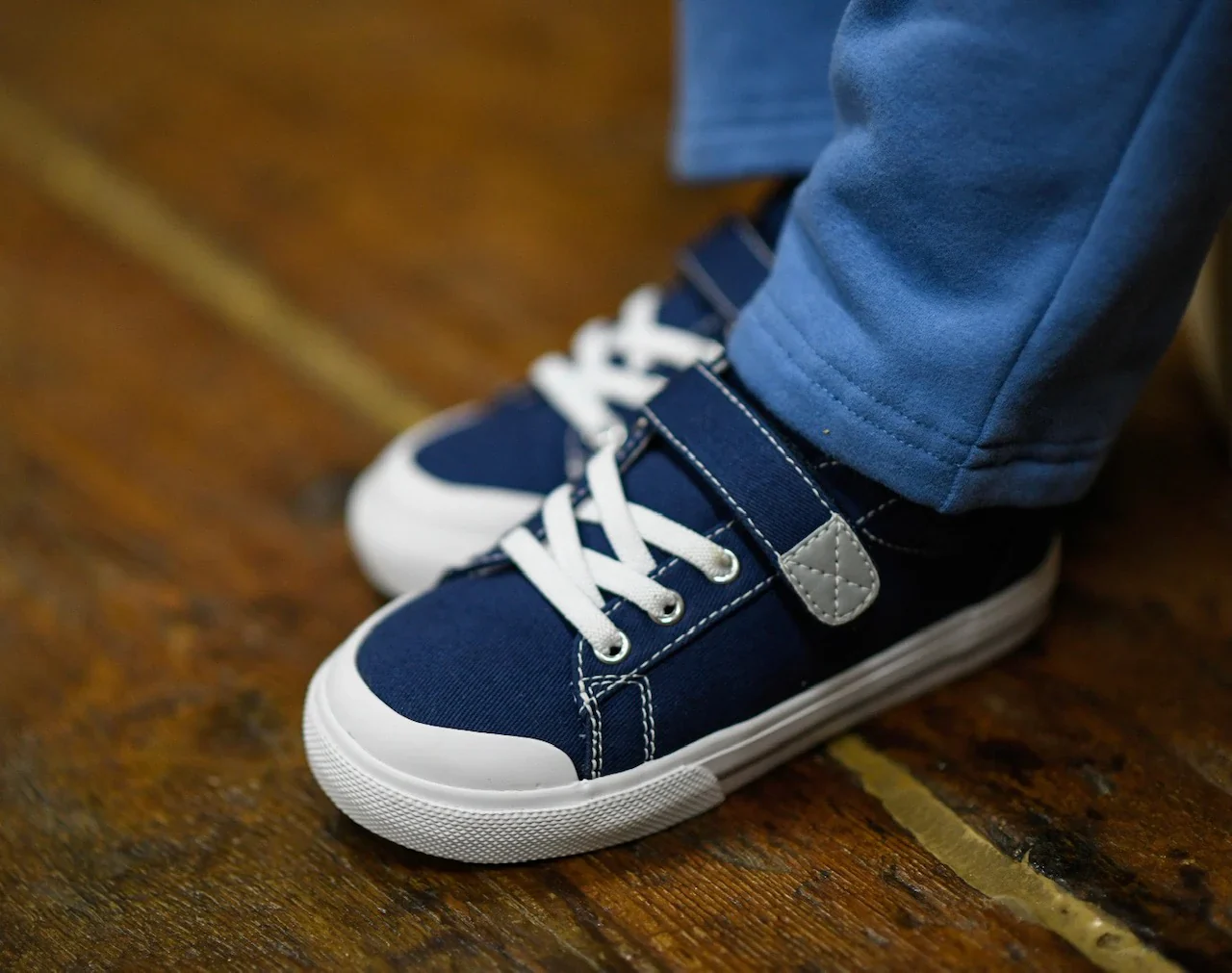 Footmates Jordan Velcro Sneaker- Navy - Image 9