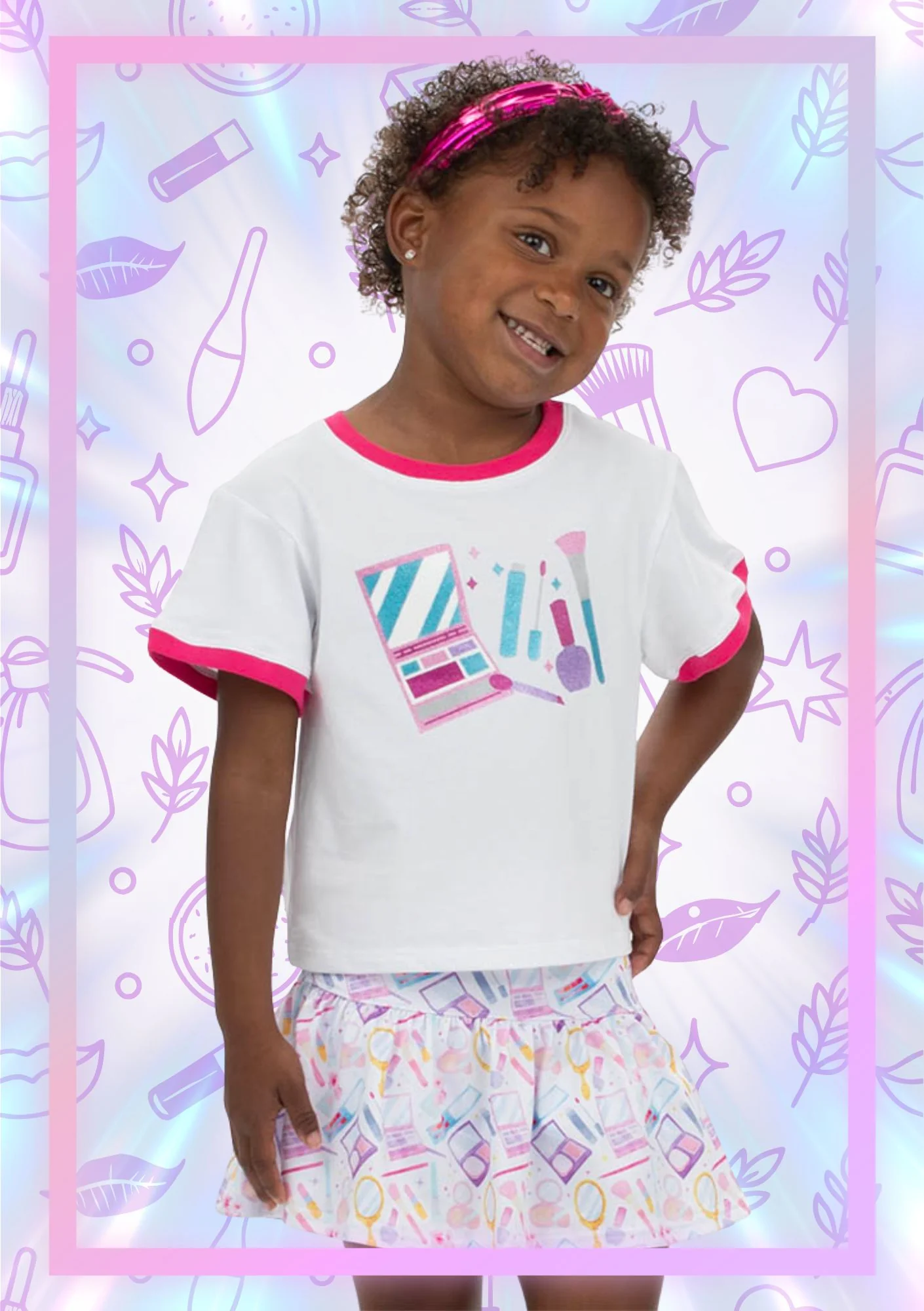 Azarhia Glitter Make Up Tee - Image 3