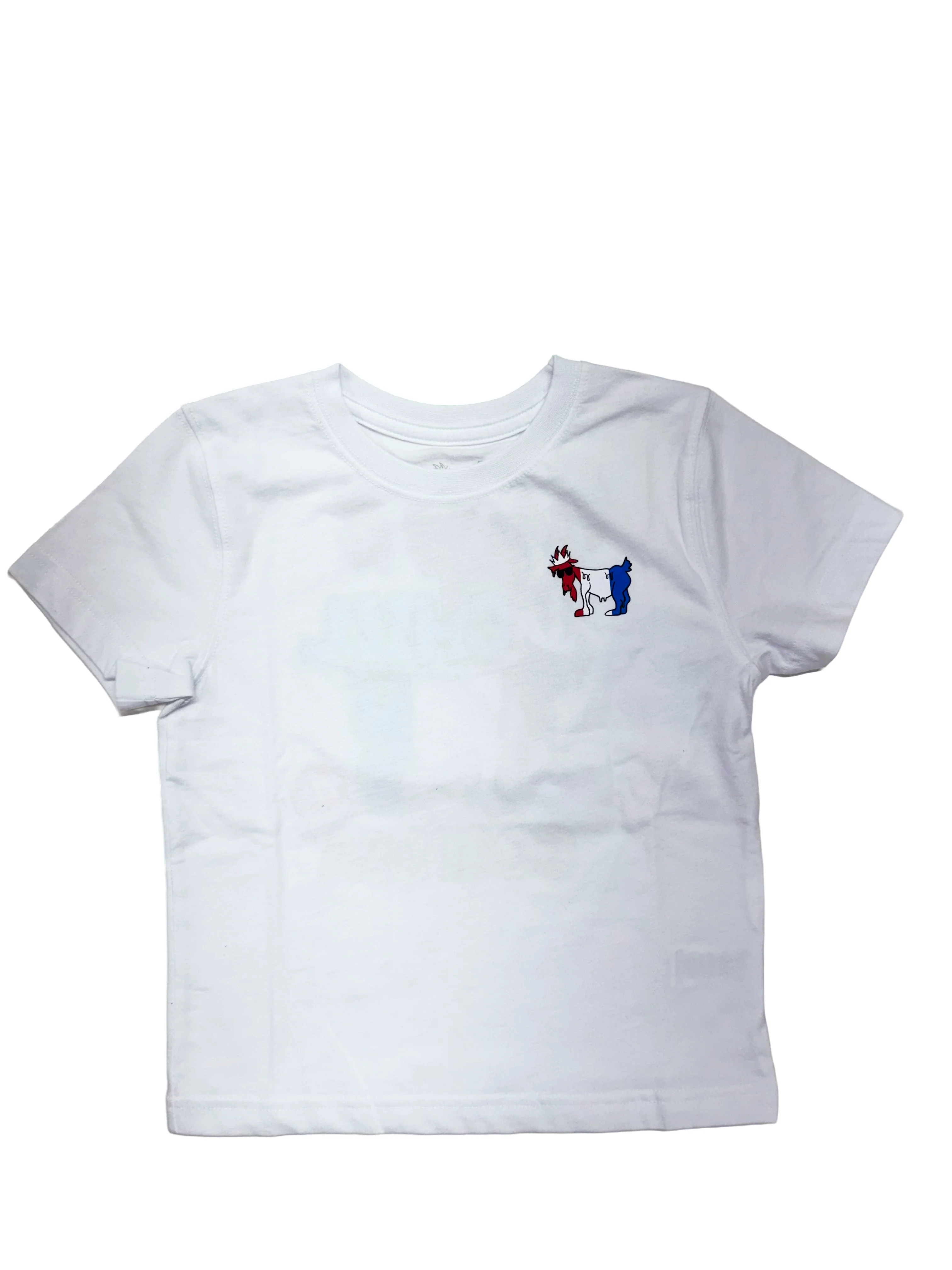 GOAT USA -CHILL KEEP IT CHILL T-SHIRT: WHITE - Image 2
