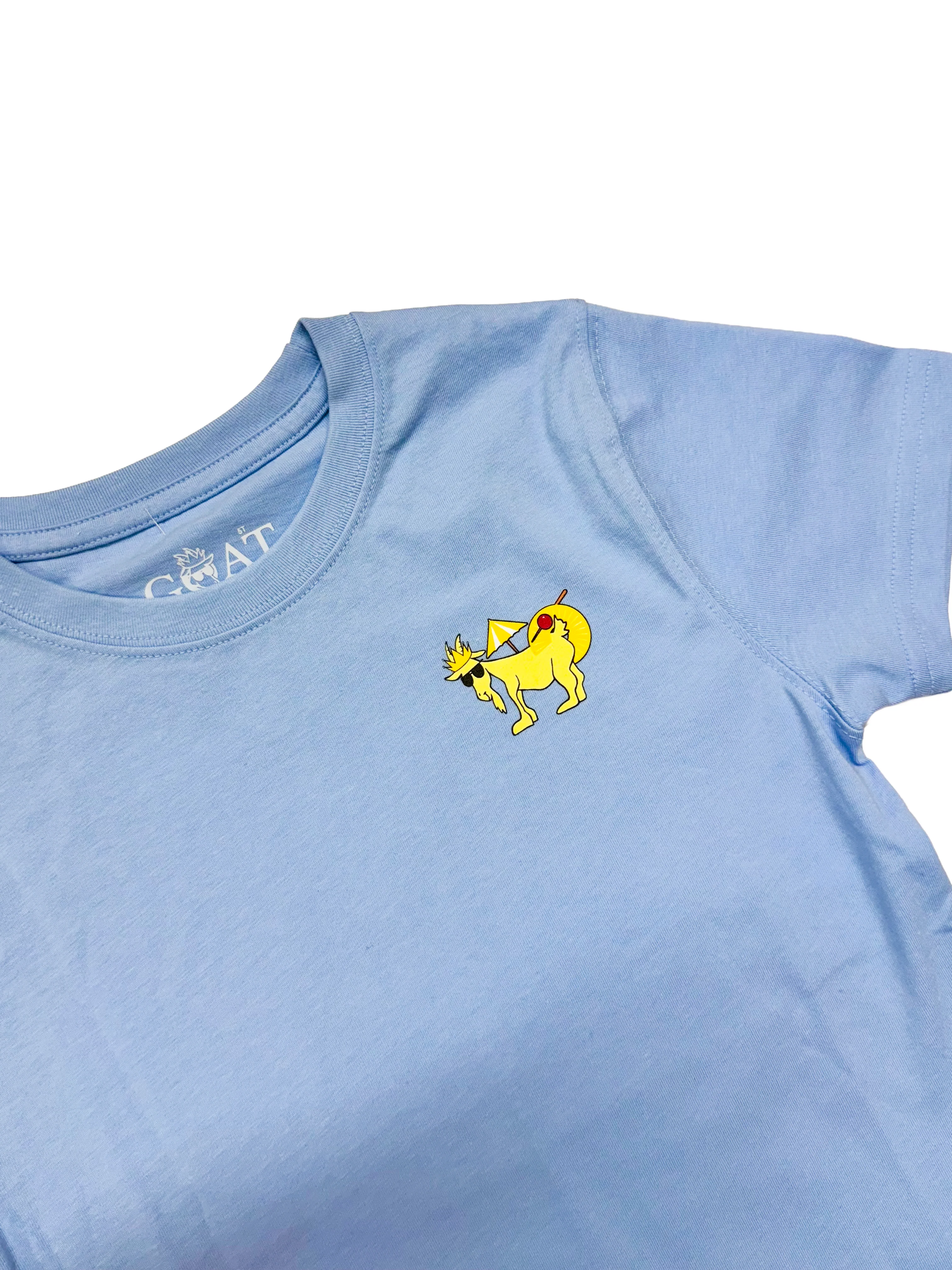 GOAT USA GOATWAY THE GOAT WAY T-Shirt: CAROLINA BLUE - Image 2