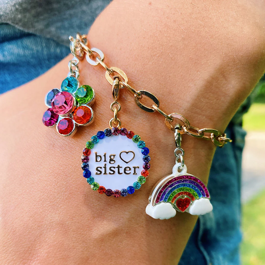 Gold Big Sister Charm - Image 2