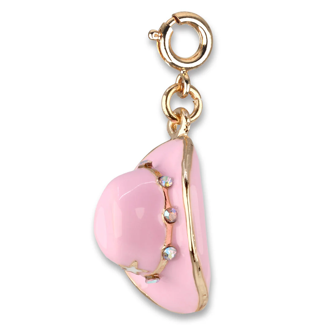Gold Cowboy Hat Charm - Image 2