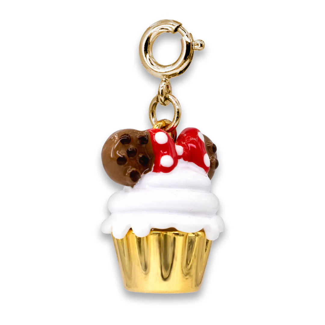Gold Minnie Cupcake Charm - Image 2