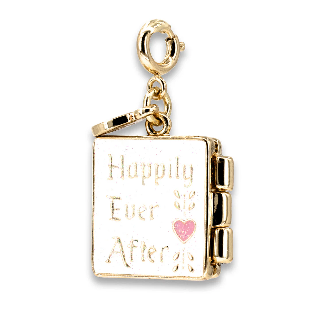 Gold Princess Book Charm - Image 3