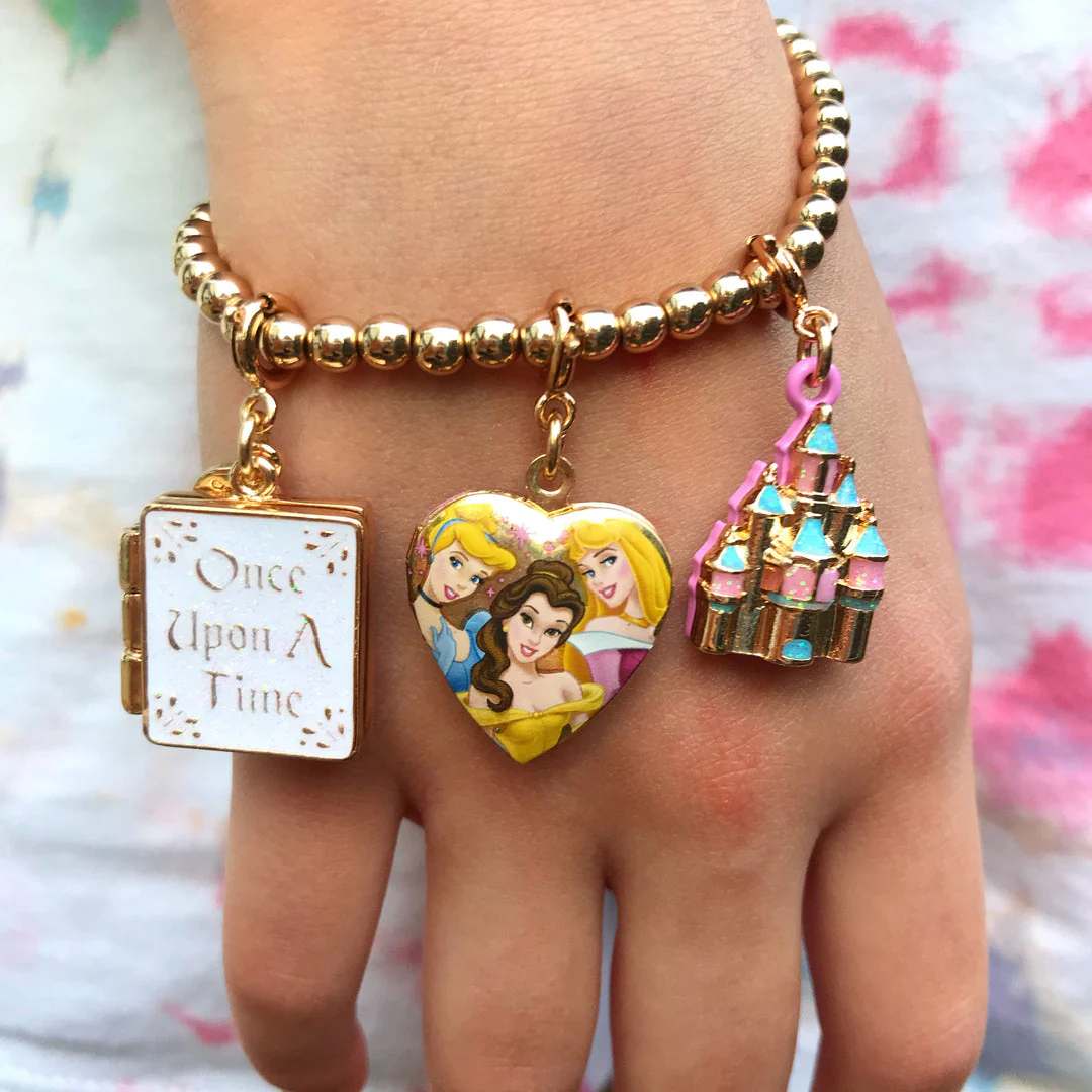 Gold Princess Book Charm - Image 4