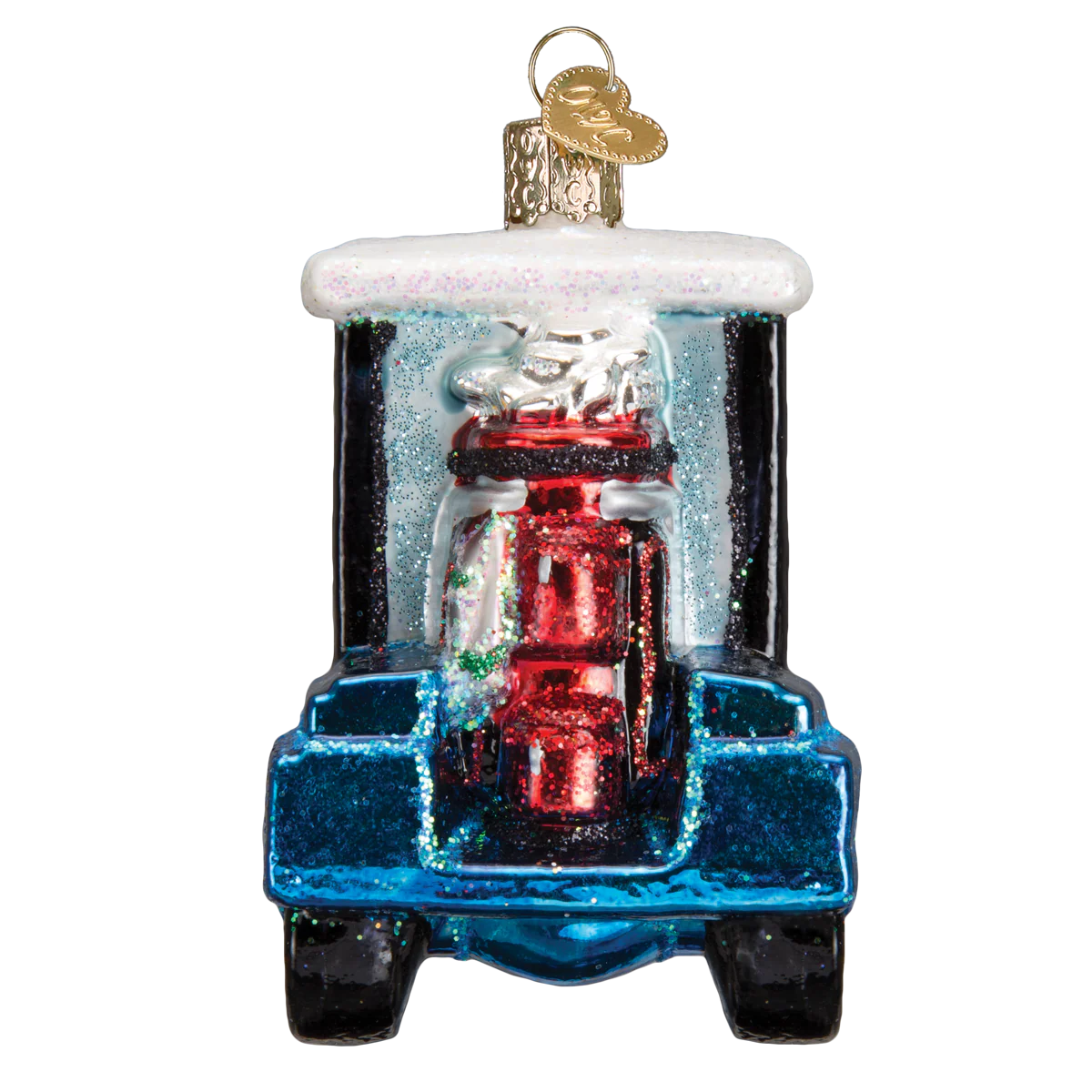Golf Cart Santa Ornament - Image 4