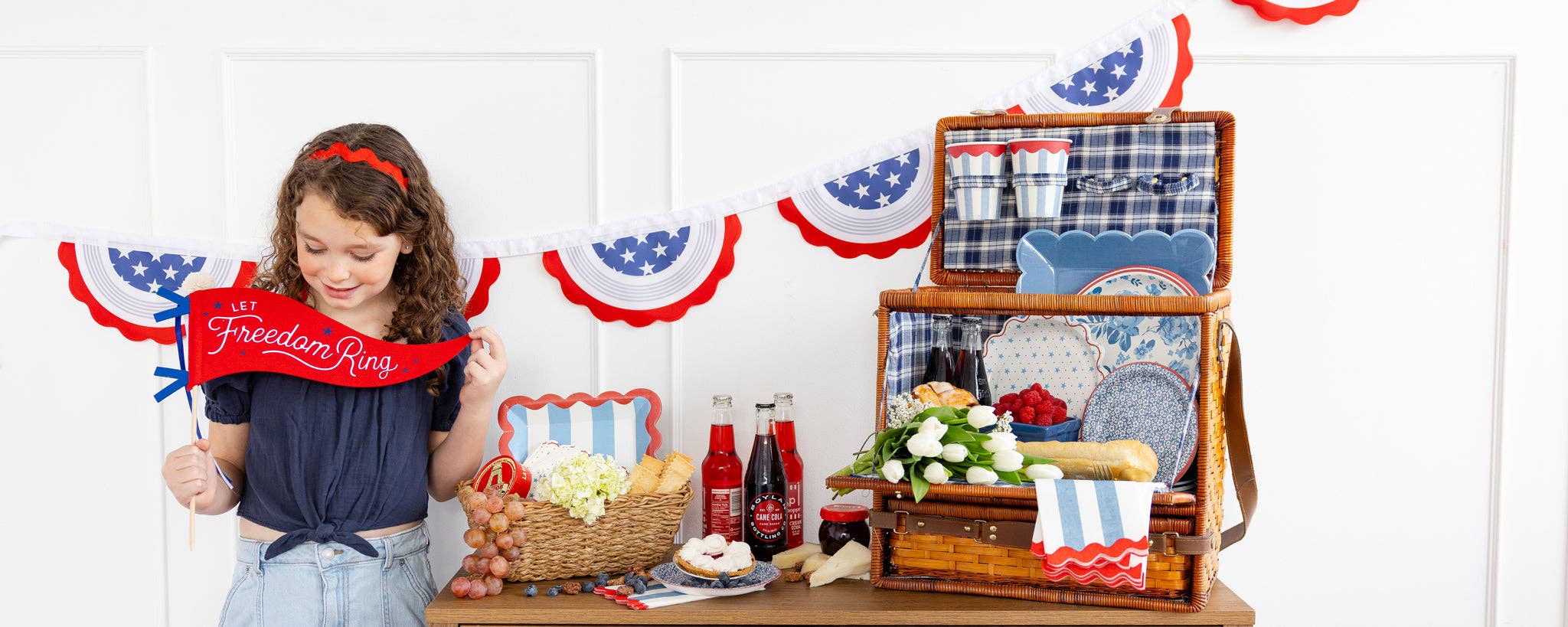 HAM1105 - Hamptons Bunting Outdoor Banner - Image 2
