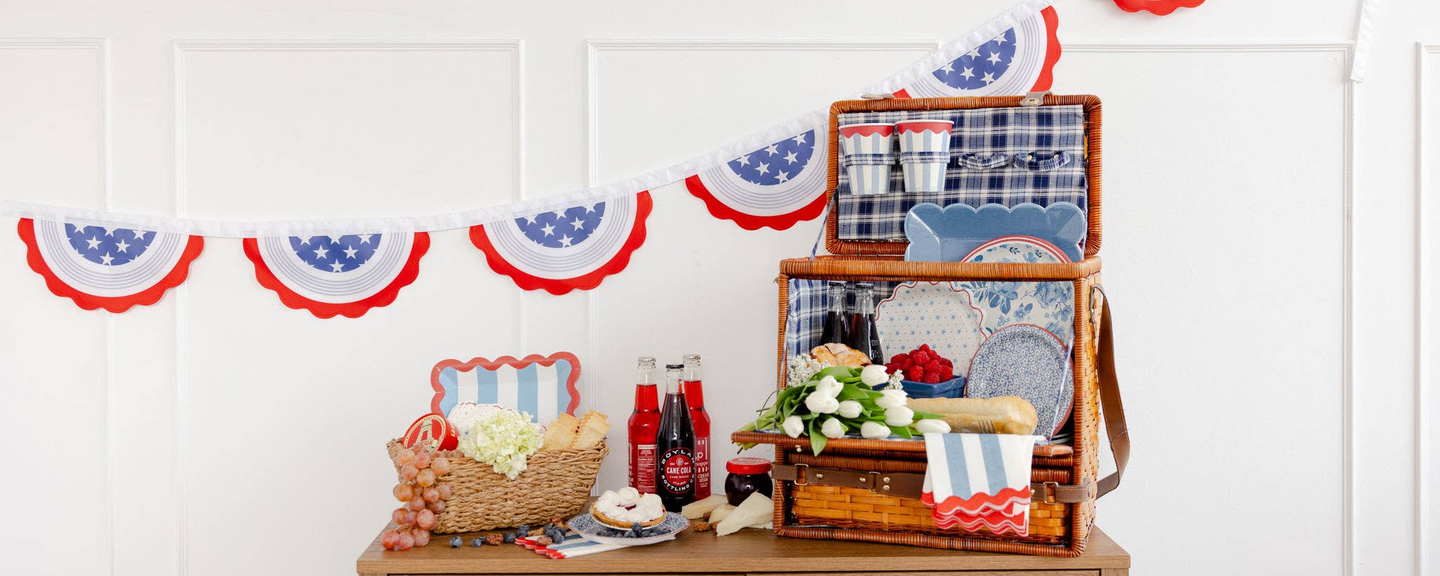 HAM1105 - Hamptons Bunting Outdoor Banner - Image 4