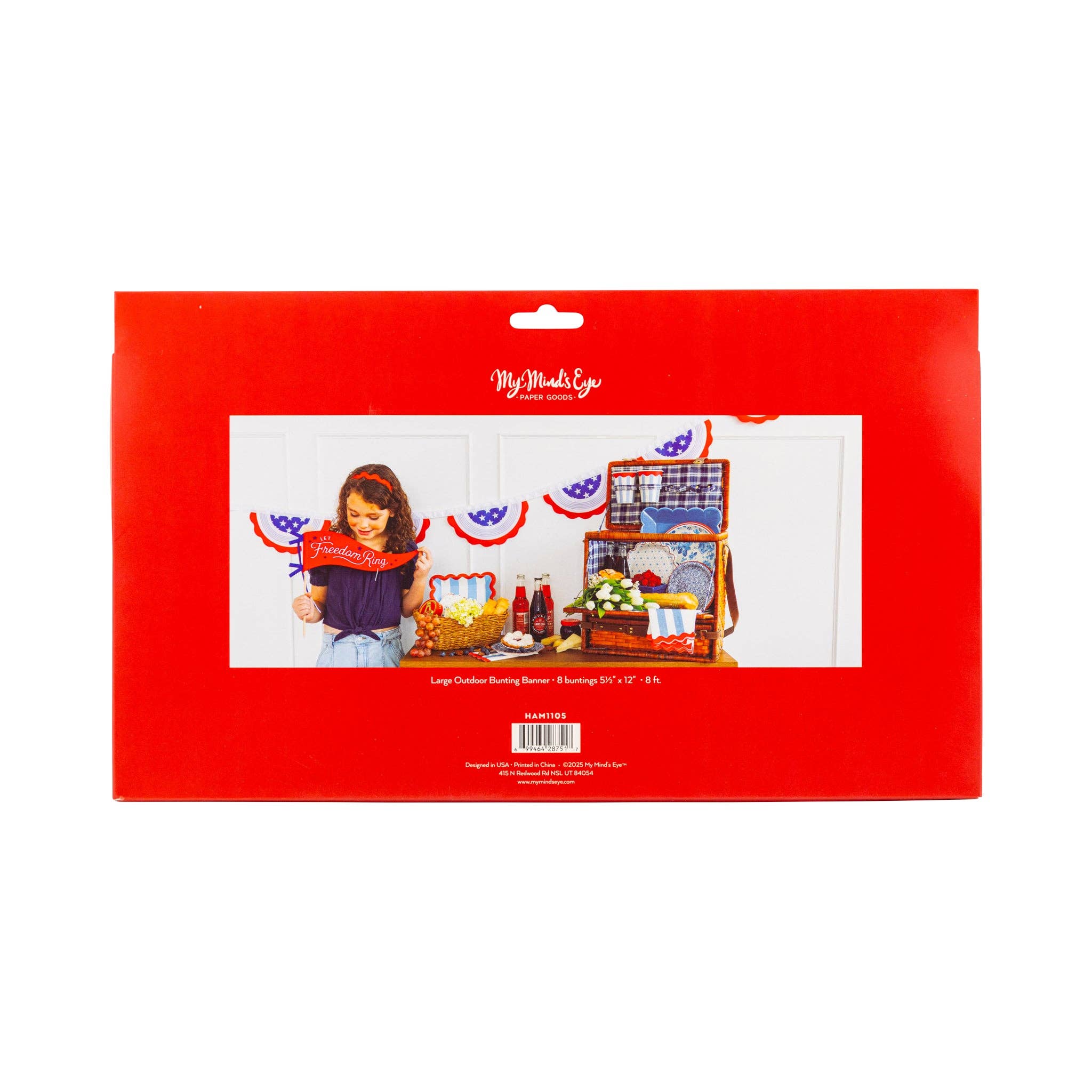 HAM1105 - Hamptons Bunting Outdoor Banner - Image 5