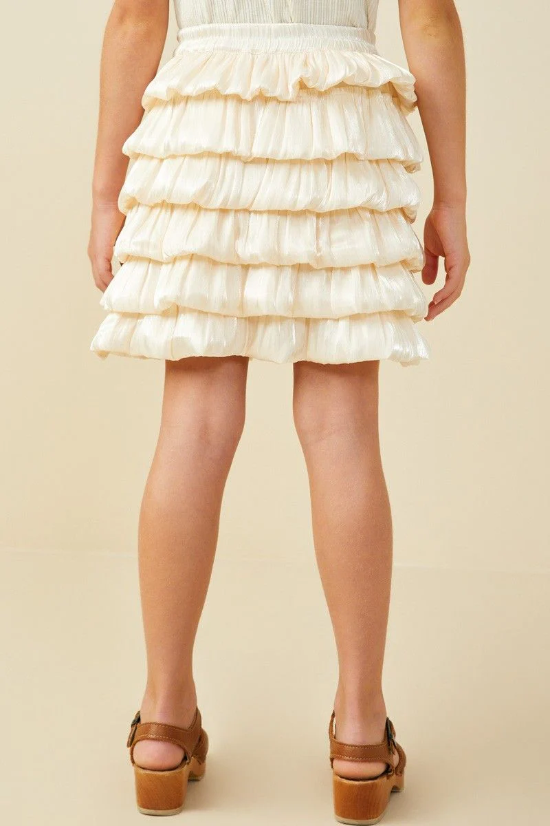 Hayden Poppy Textured Skirt – Tween Girls - Image 4