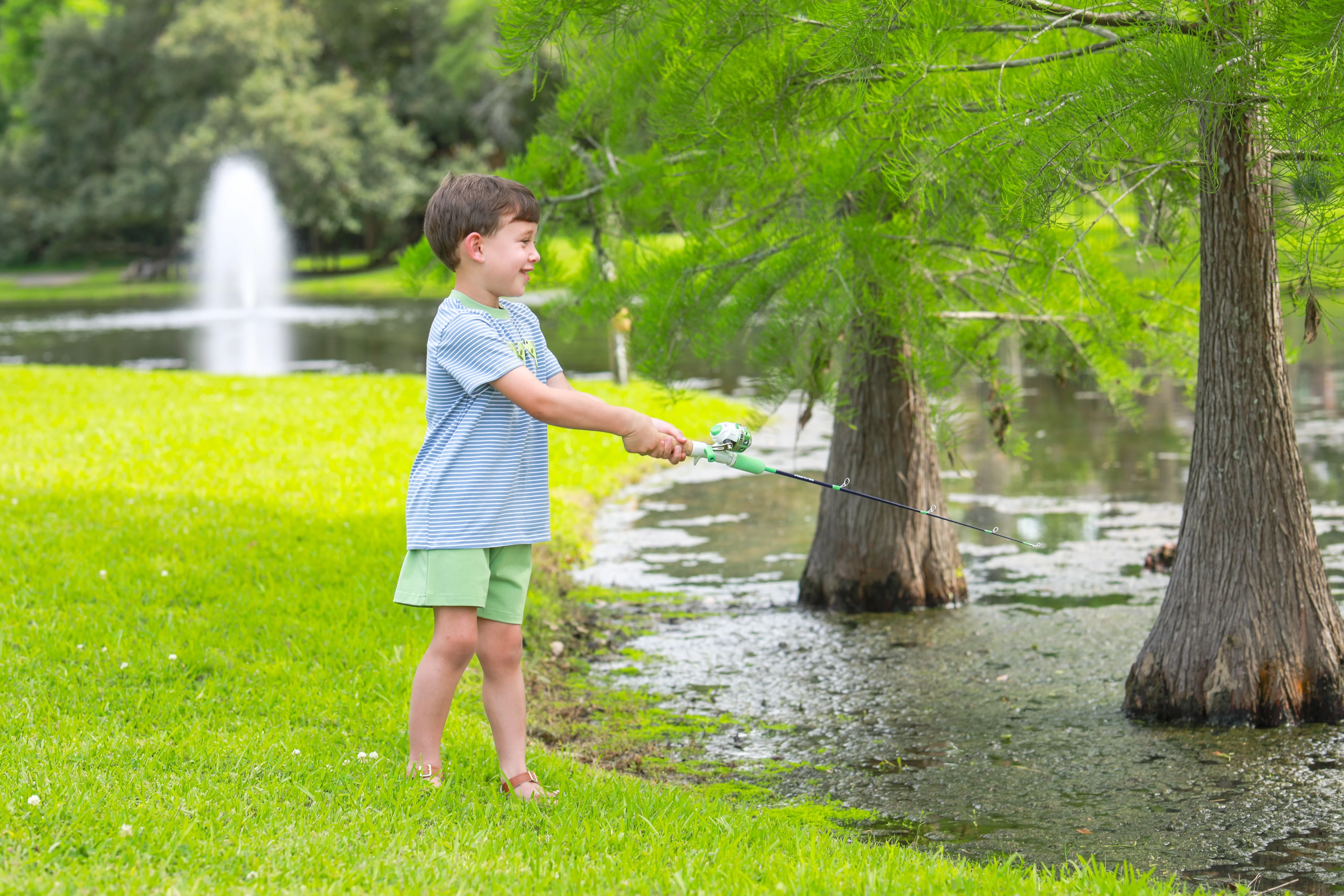 Trotter Street Kids Hooked On Fishing Short Set - Image 3