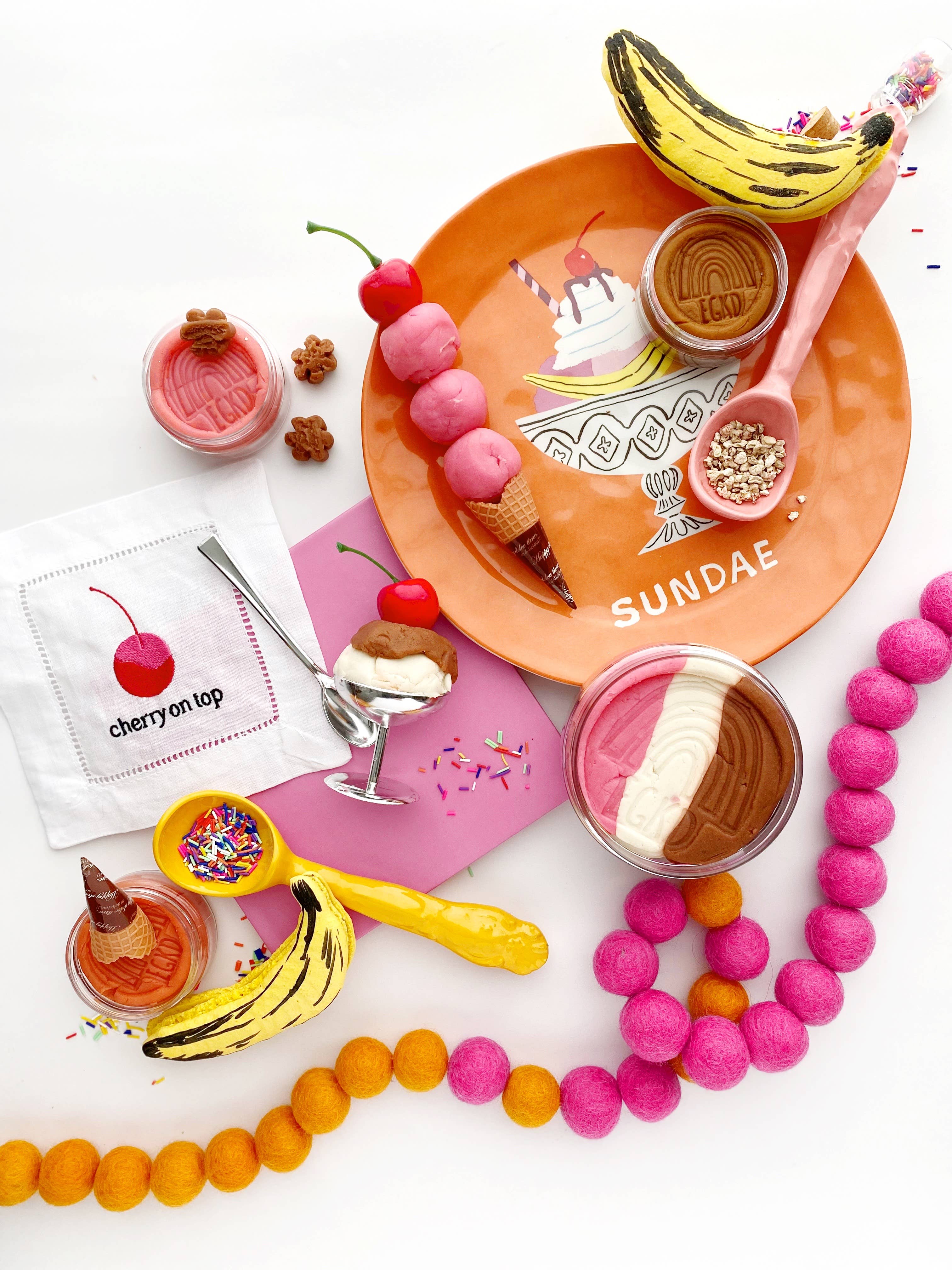 Ice Cream (Neapolitan) KidDough Play Kit - Image 2