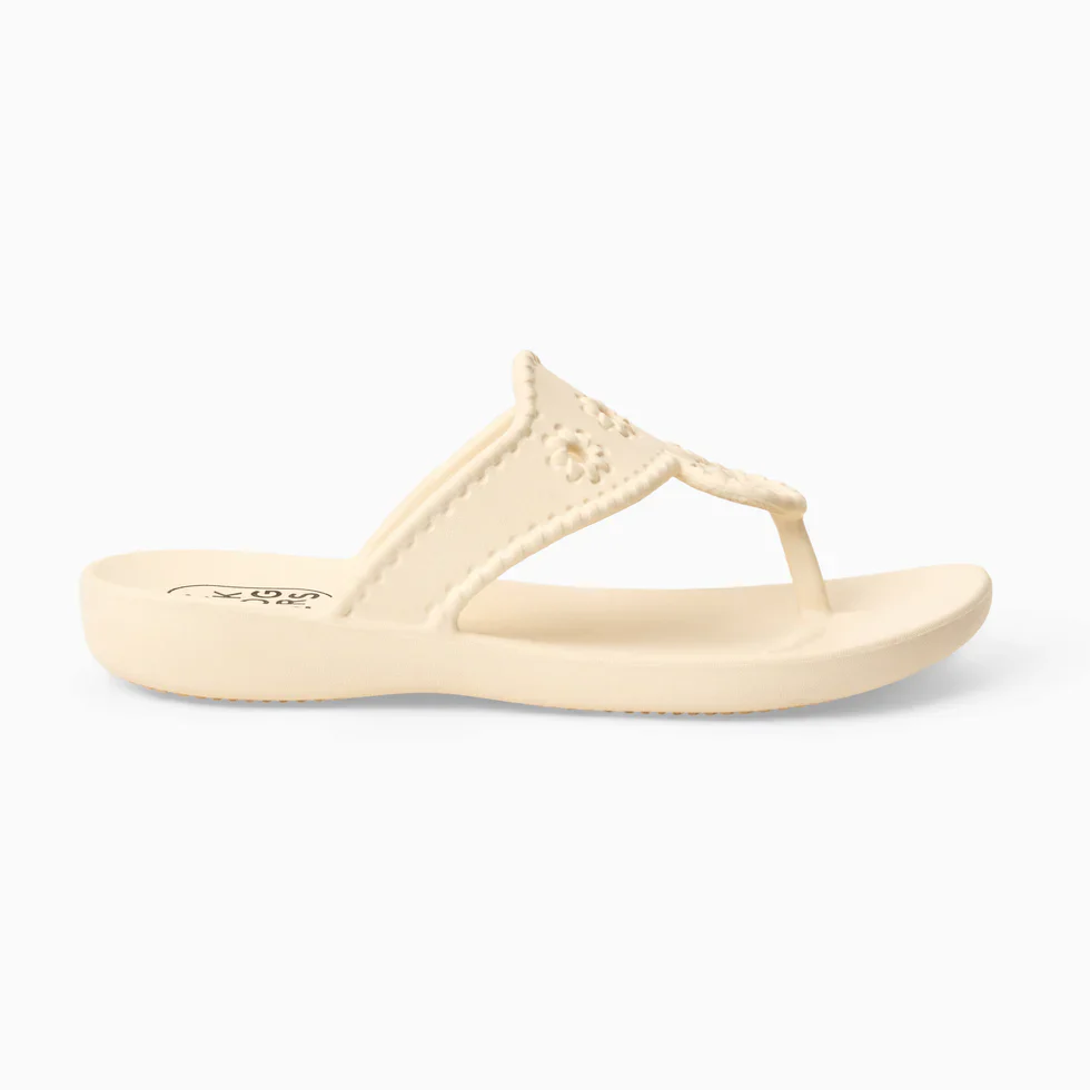Jack Rogers Girls Eva Waterproof Sandal Cream - Image 2
