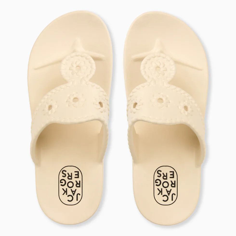 Jack Rogers Girls Eva Waterproof Sandal Cream - Image 3