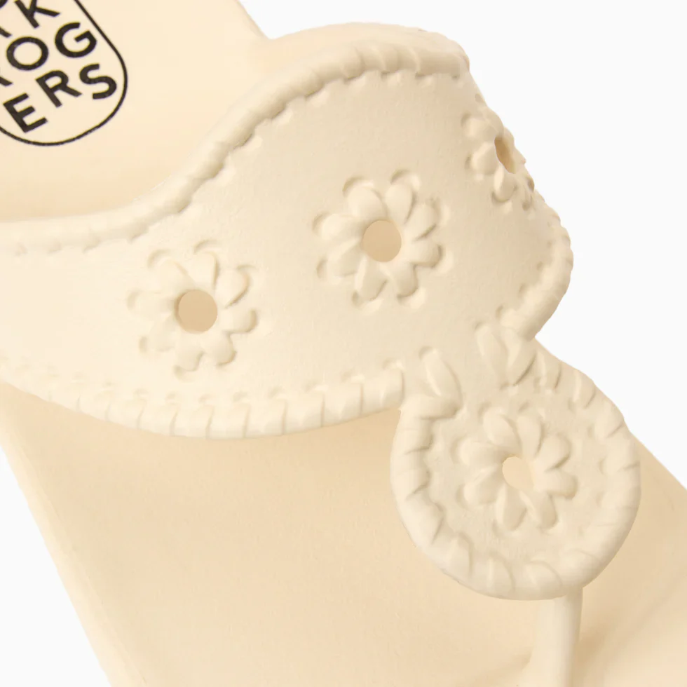 Jack Rogers Girls Eva Waterproof Sandal Cream - Image 6