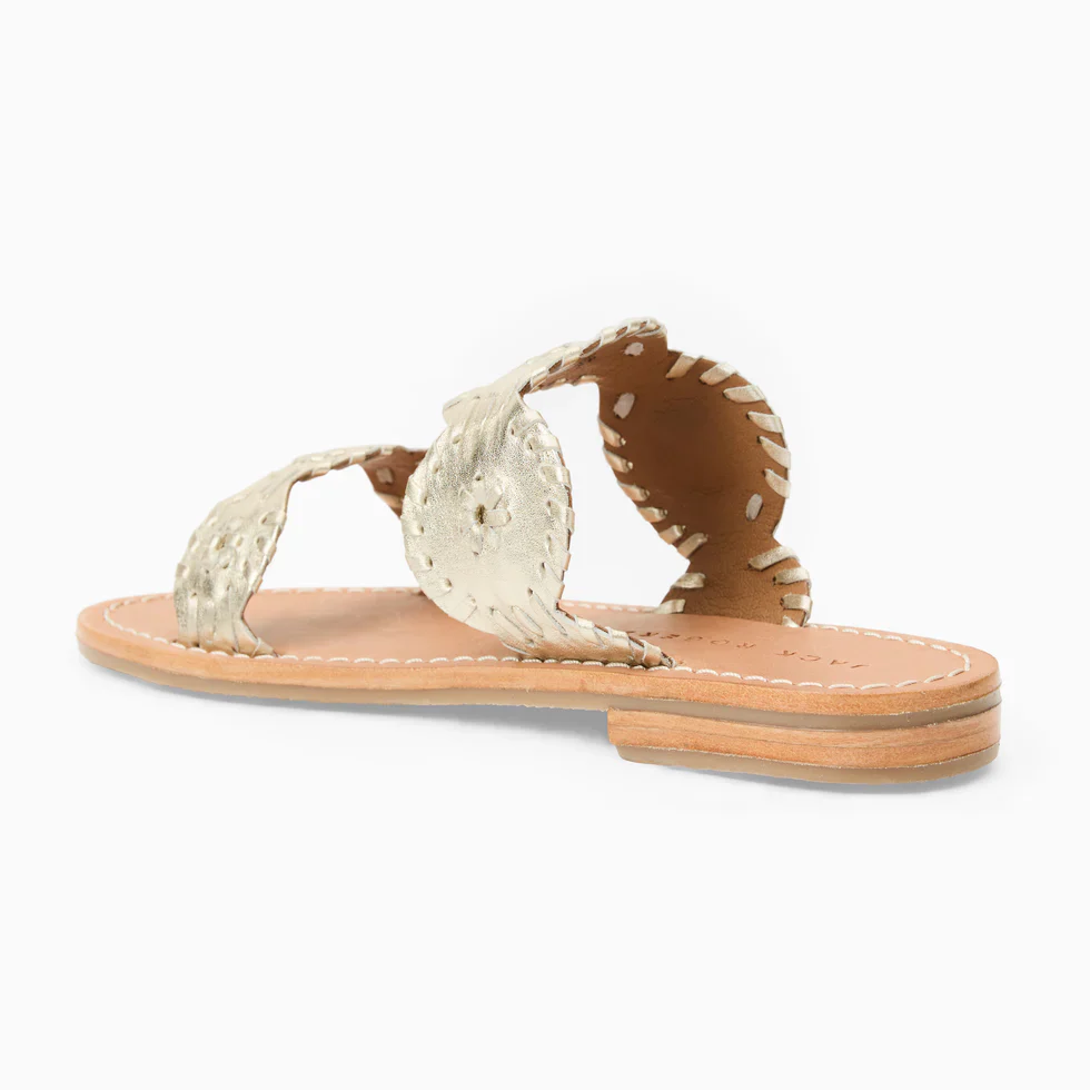 Jack Rogers Girls Lauren Sandal Platinum - Image 4