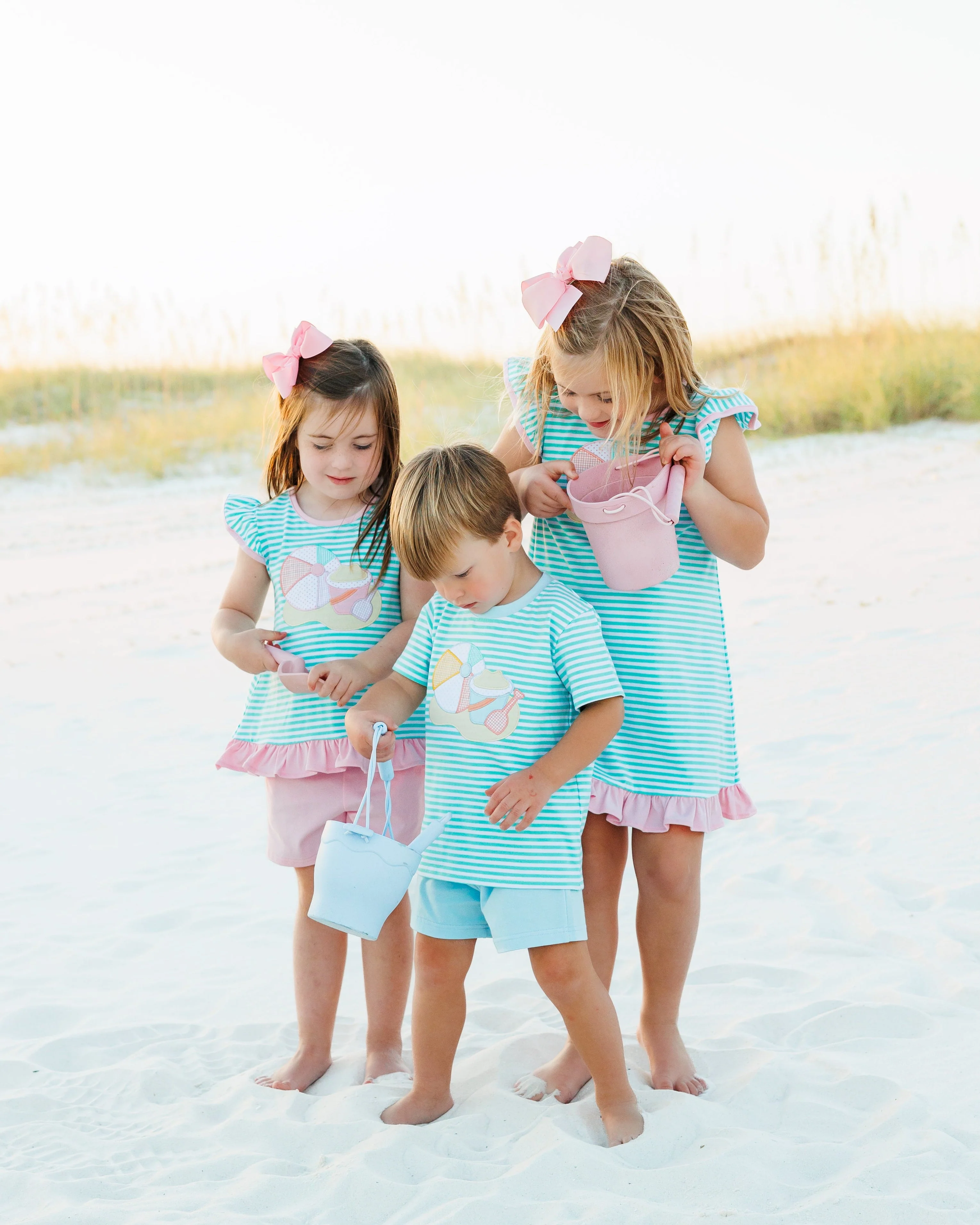 Jellybean Beach Days Flutter Dress - Image 3