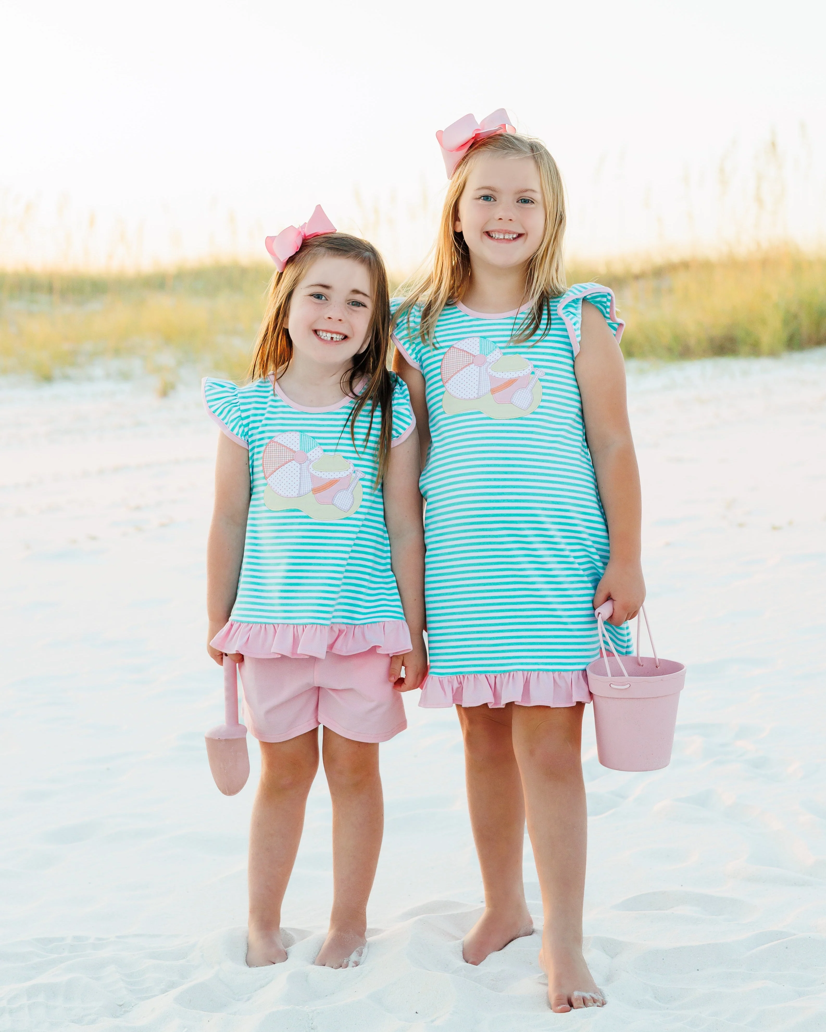 Jellybean Beach Days Flutter Dress - Image 4