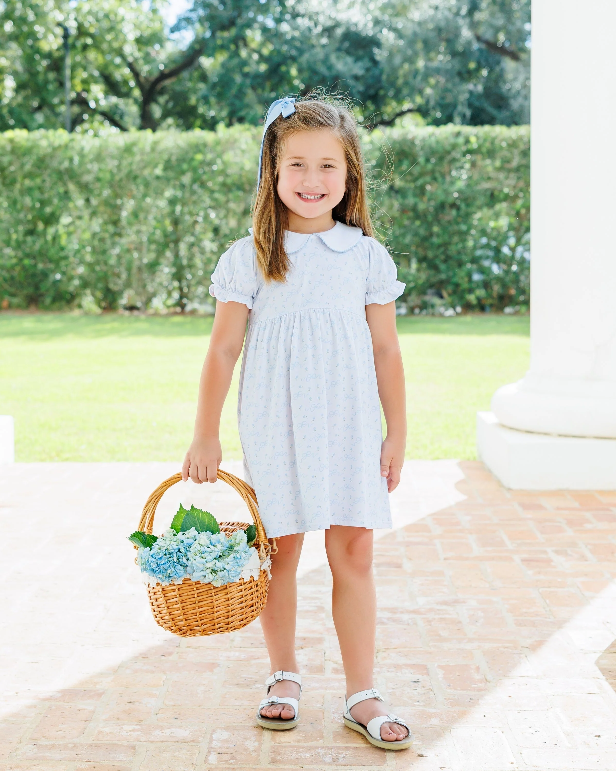Jellybean Blooming Bow Charlotte Dress - Image 3