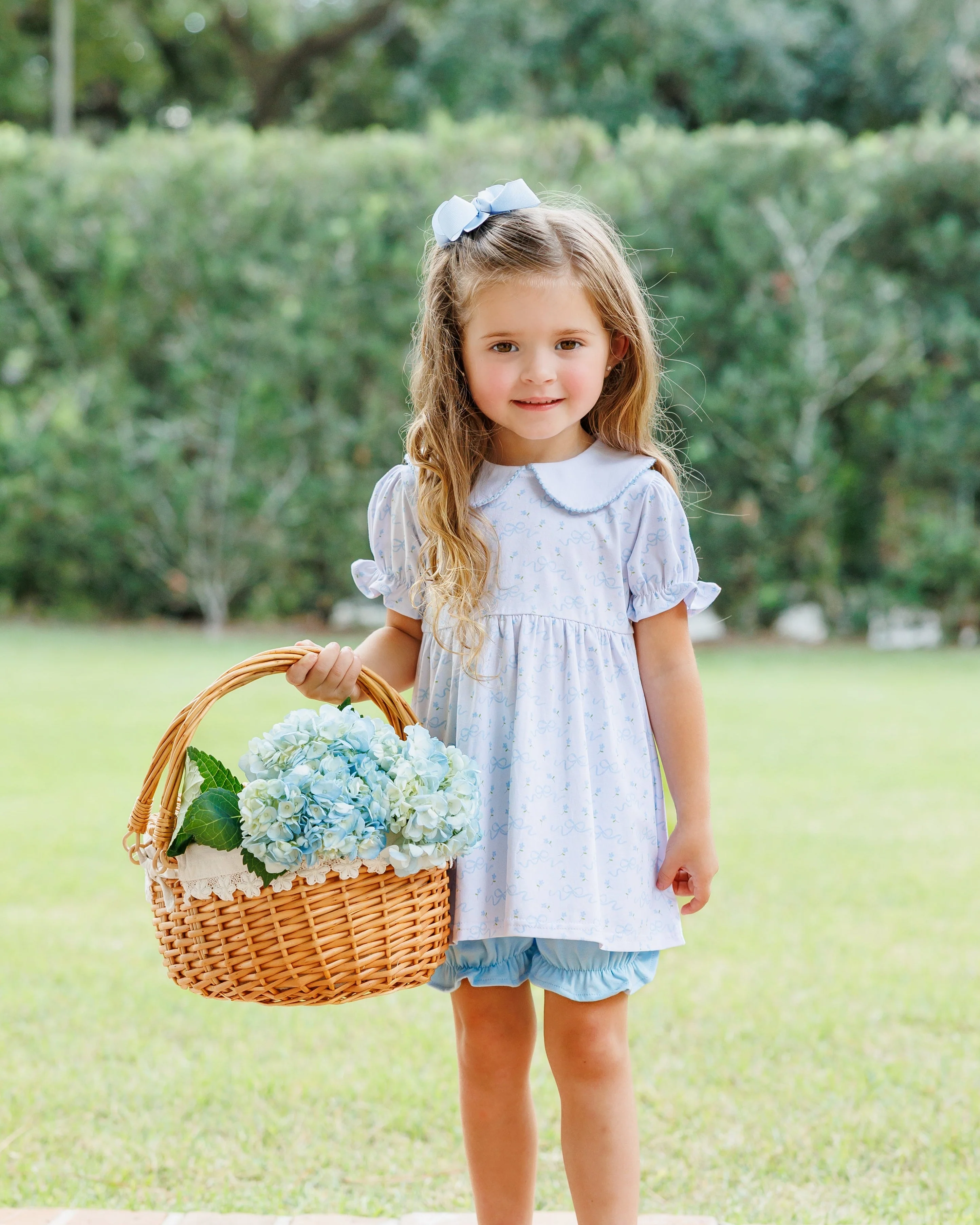 Jellybean Blooming Bows Charlotte Bloomer Set - Image 2