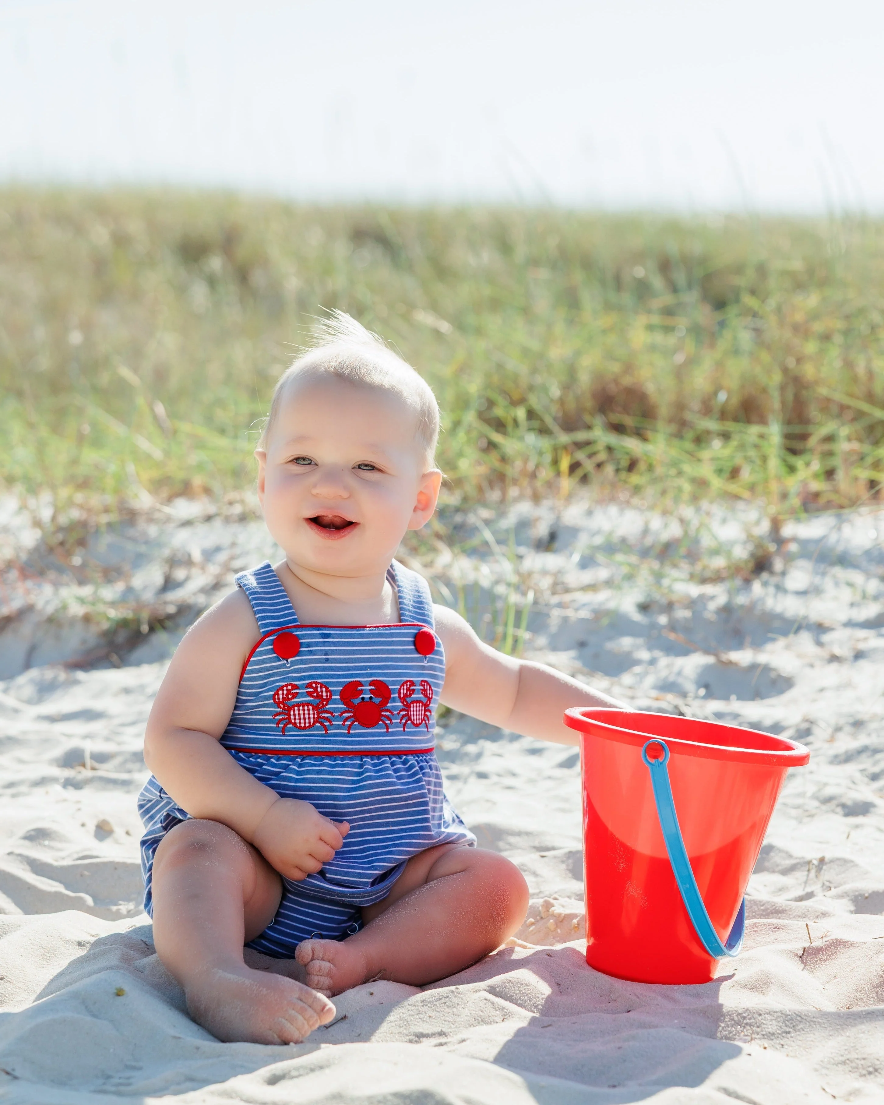 Jellybean Boy Coastal Crabs Sunsuit - Image 2